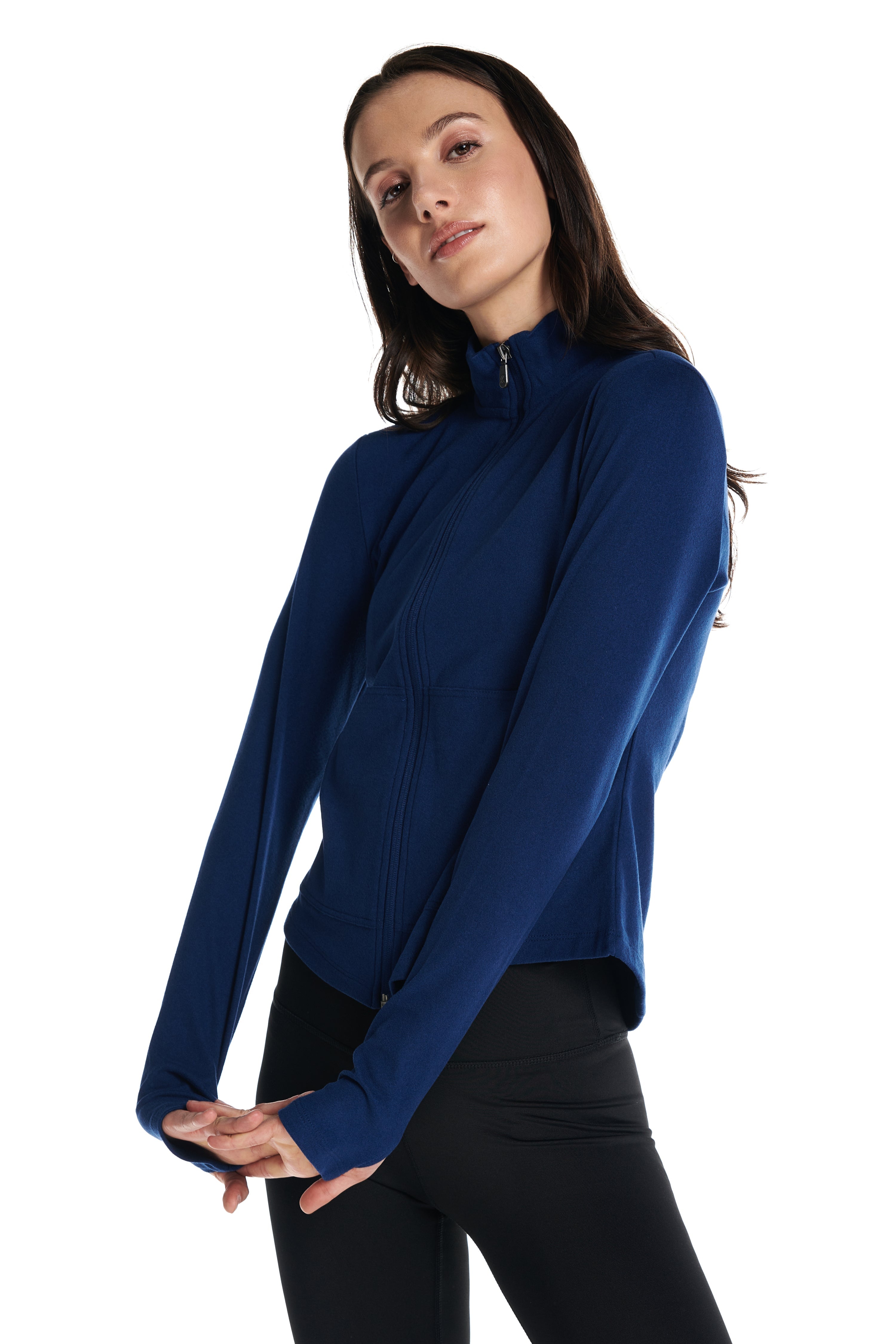 Aspen Lightweight Zip Up Long-Sleeve Sweater