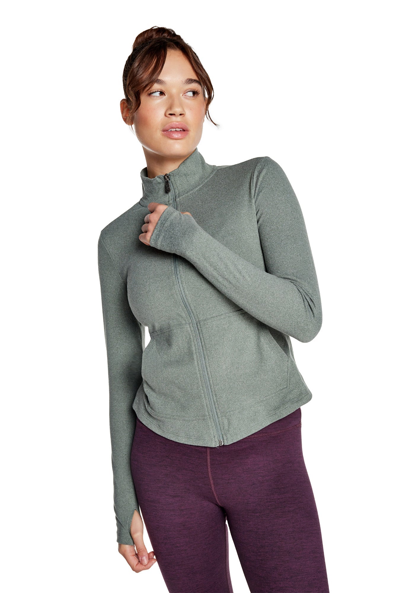 Aspen Lightweight Zip Up Long-Sleeve Sweater