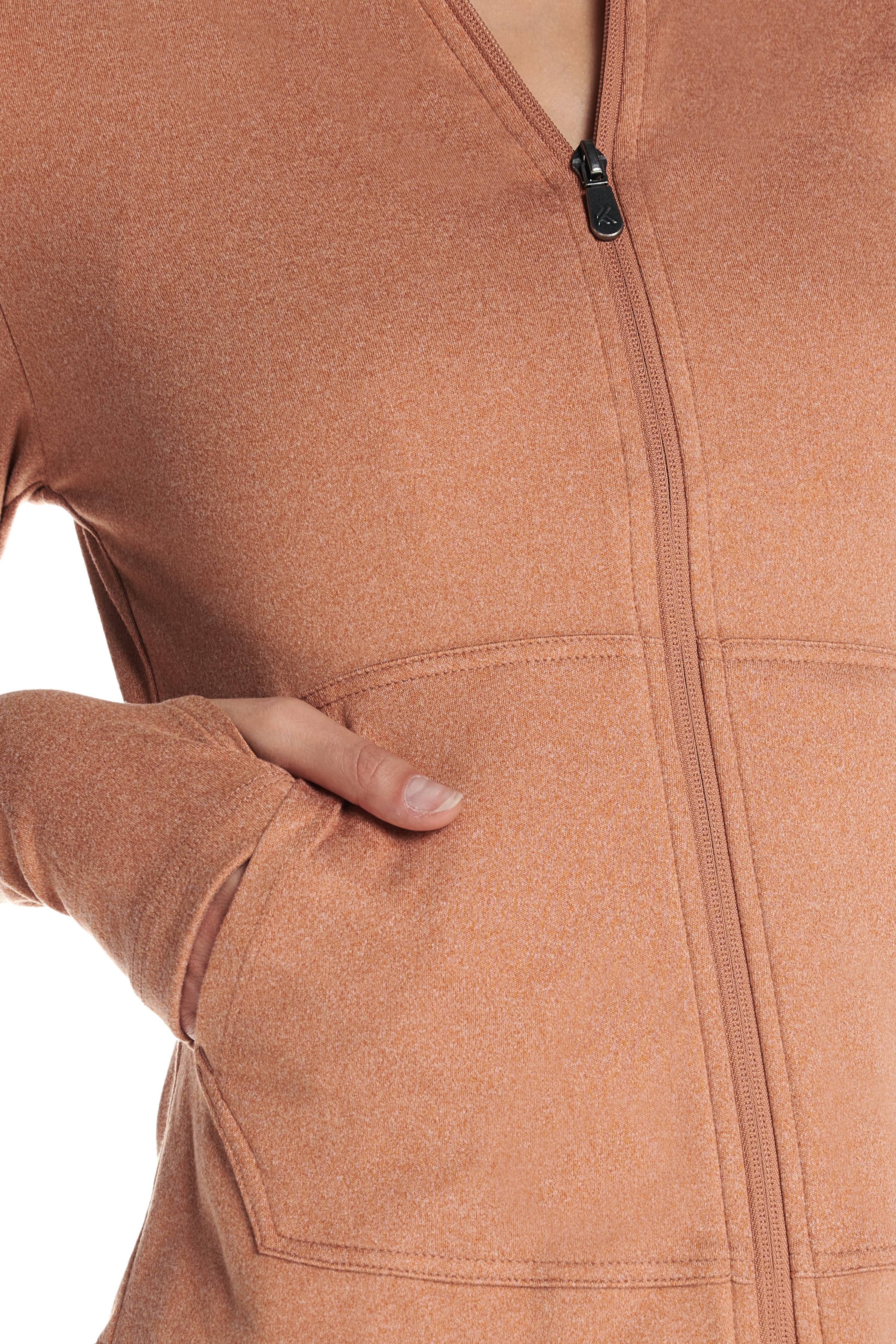 Pull léger Aspen à manches longues avec fermeture éclair