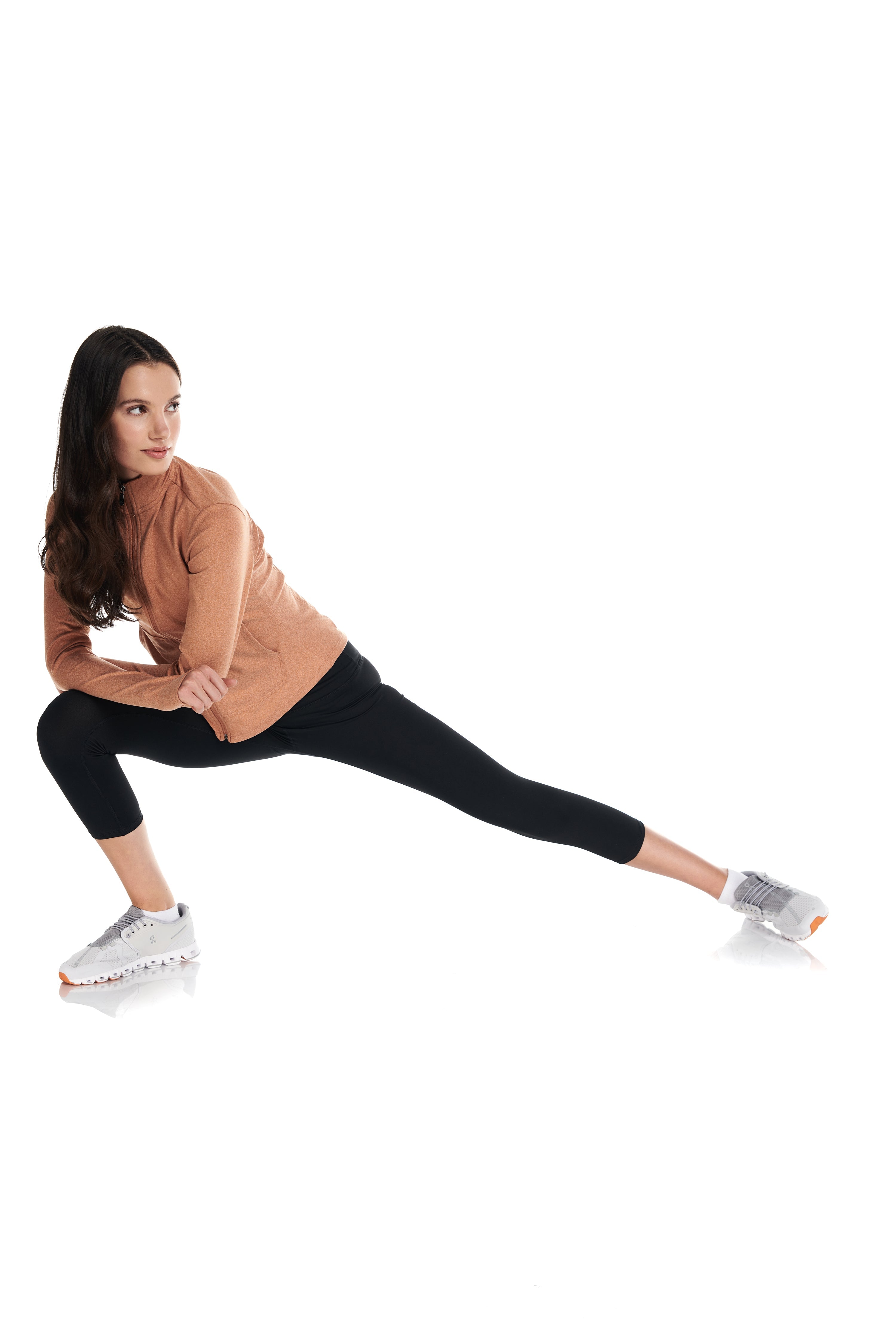 Pull léger Aspen à manches longues avec fermeture éclair