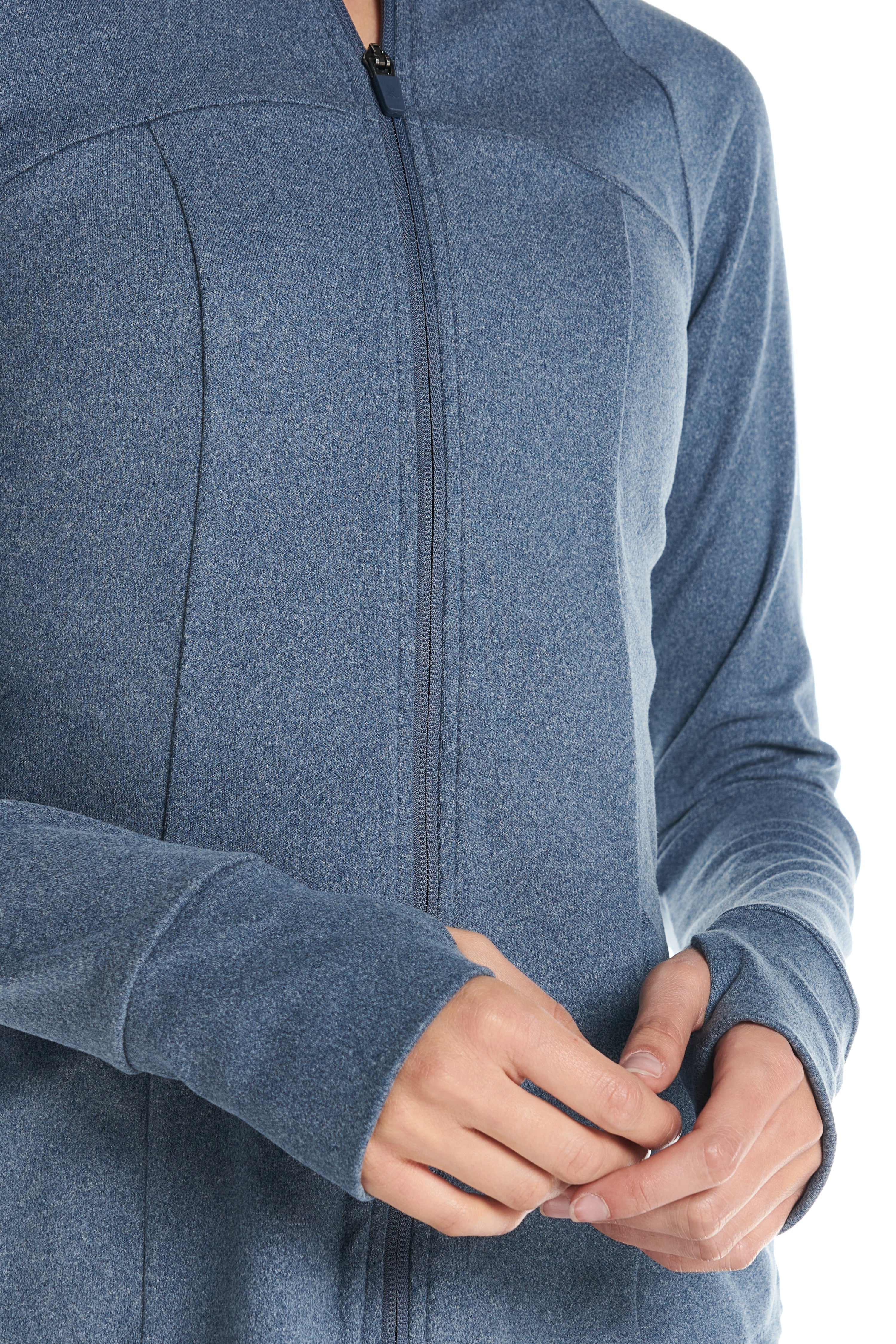 Aspen Sporty Zip Up Long-Sleeve Sweater