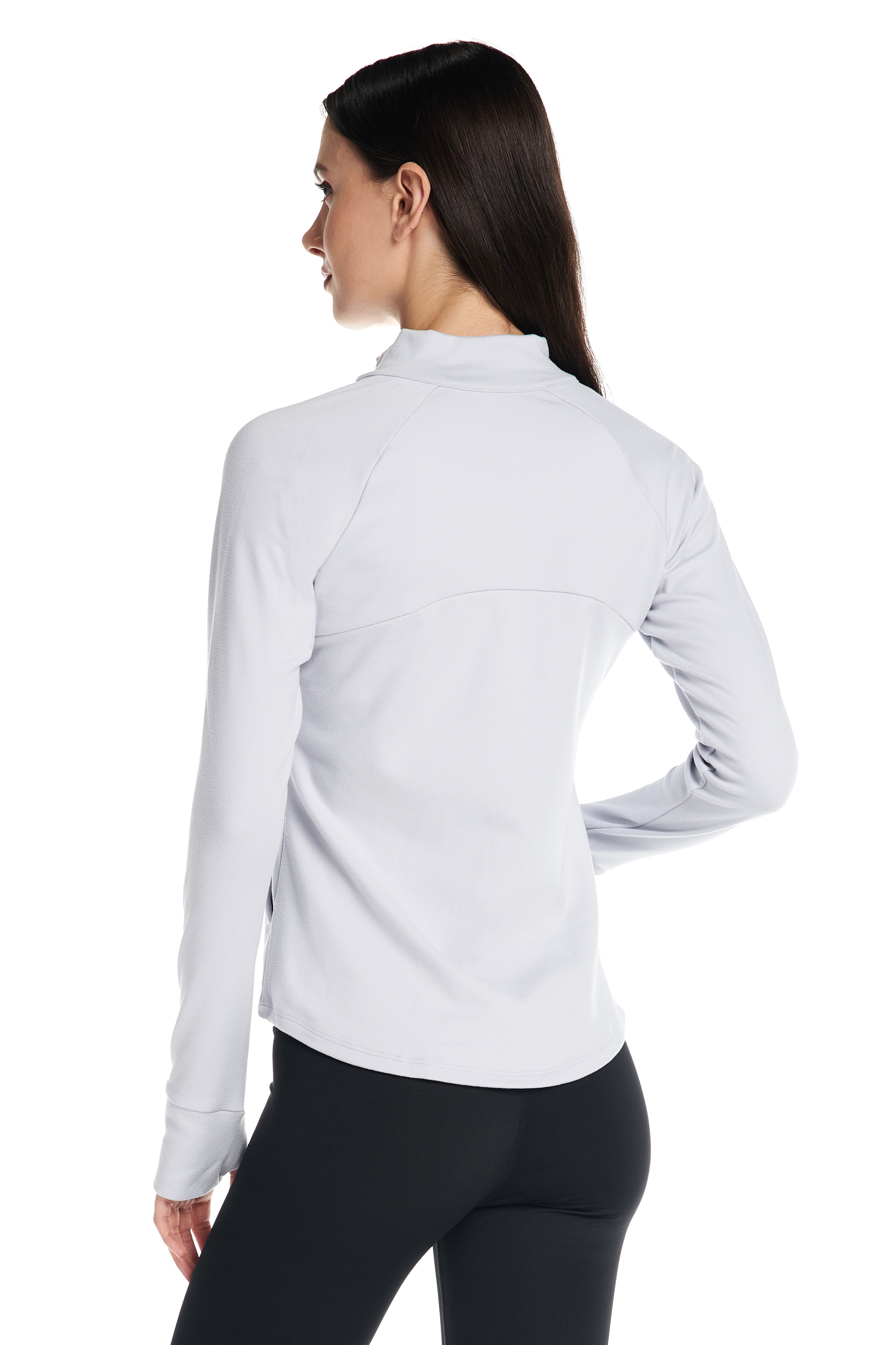 Aspen Sporty Zip Up Long-Sleeve Sweater