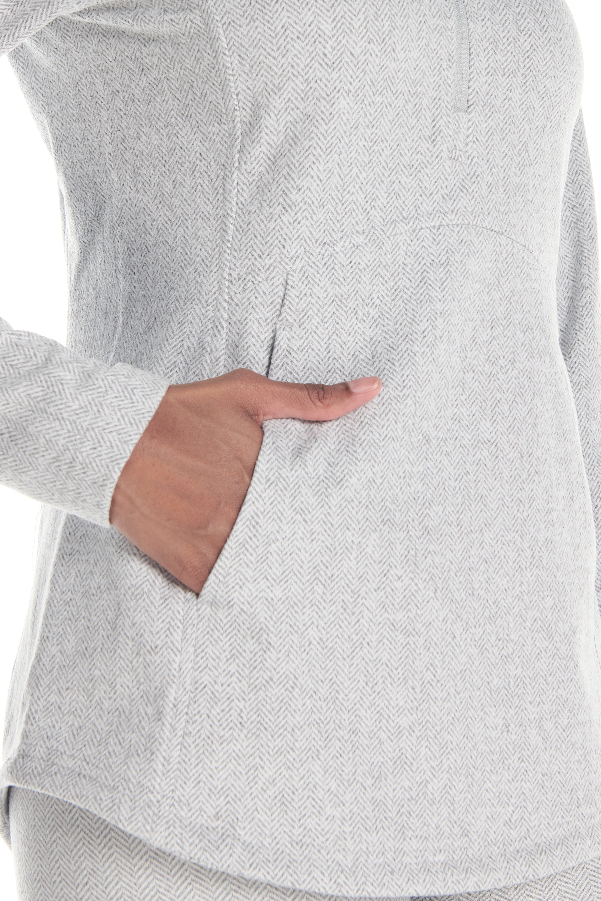 Alpine 1/4 Zip Double Brushed Jacquard Sweater