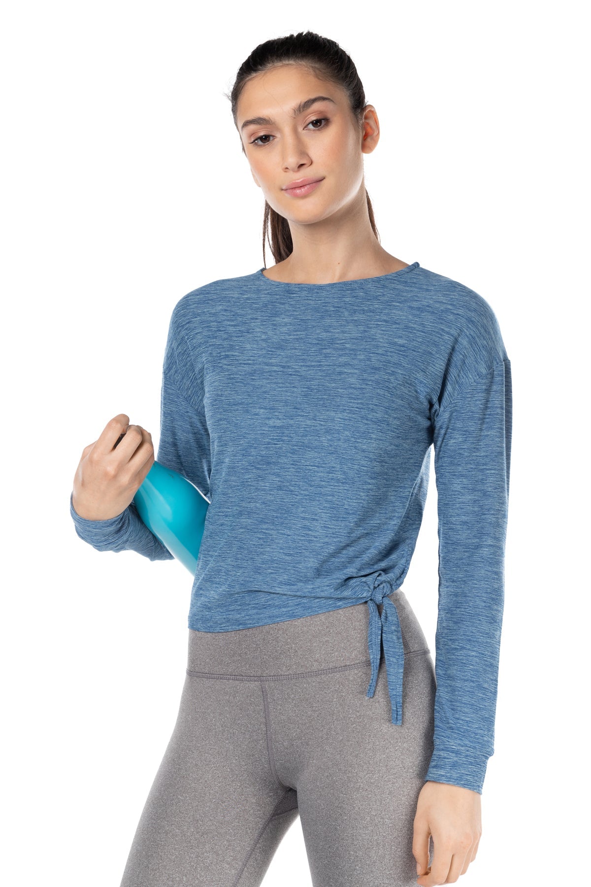 Day-To-Day Side-Tie Long Sleeve Top