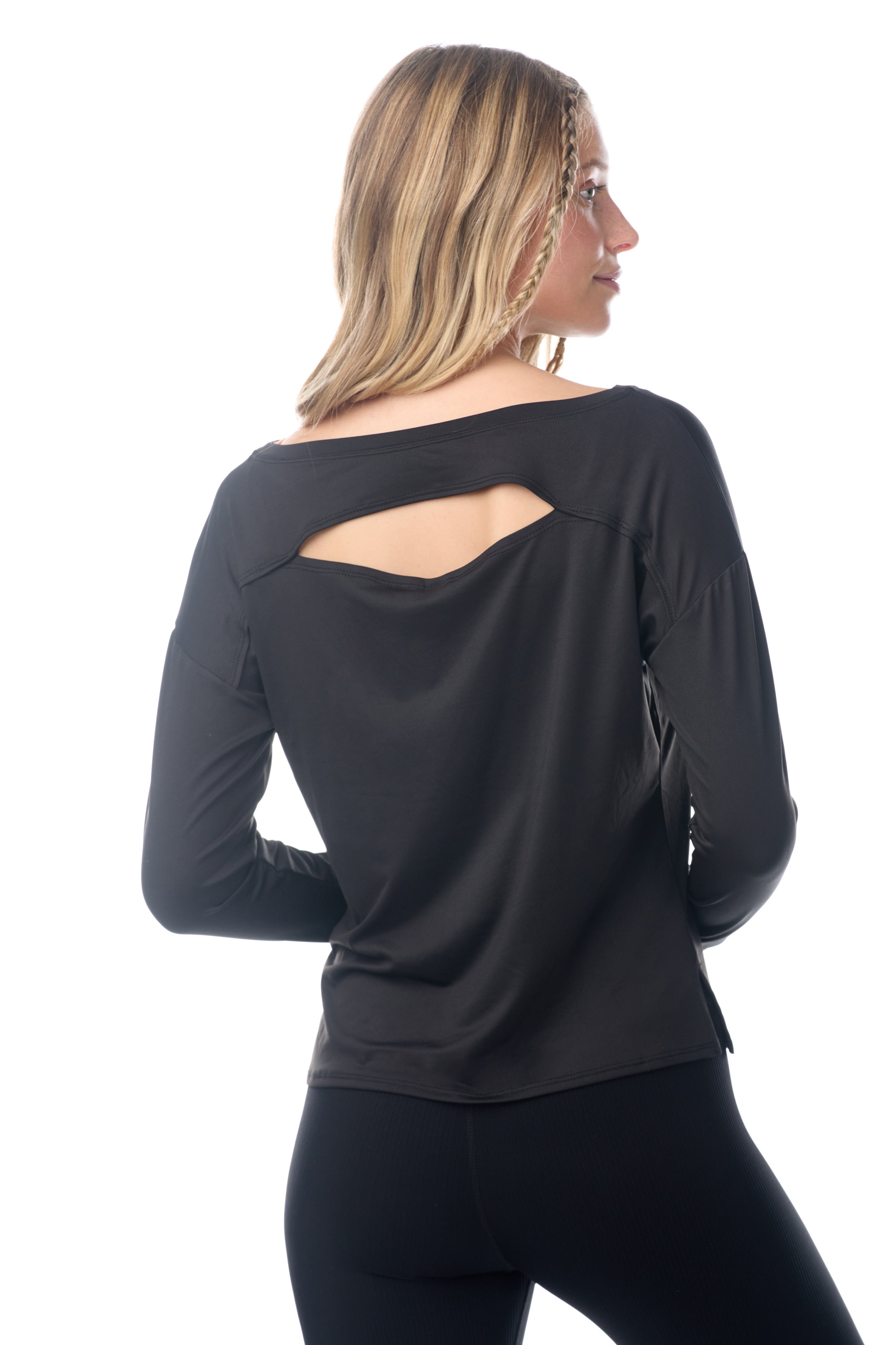 Haut à manches longues Canyon en jersey