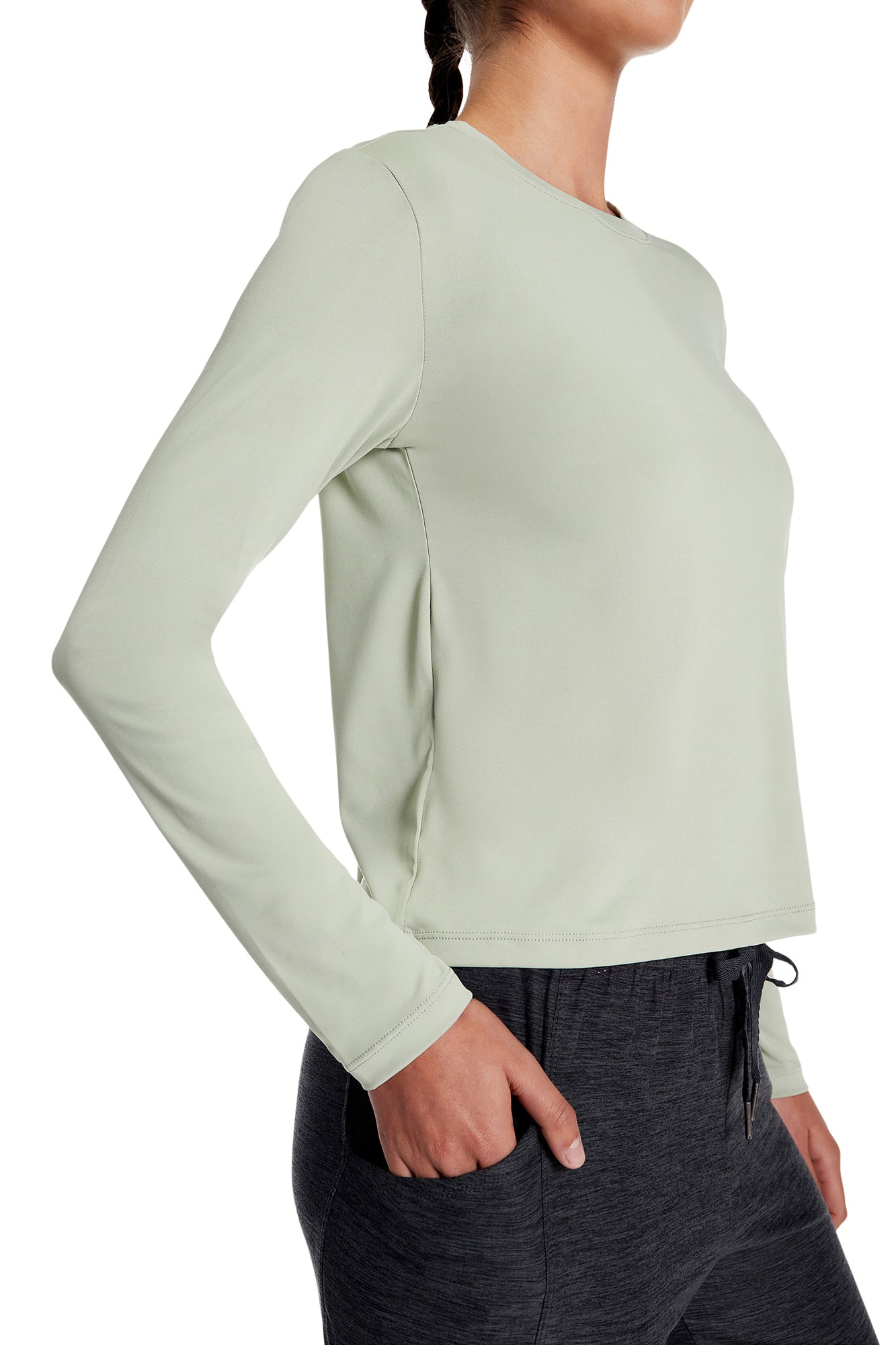 Willow Long-Sleeve Crewneck Top