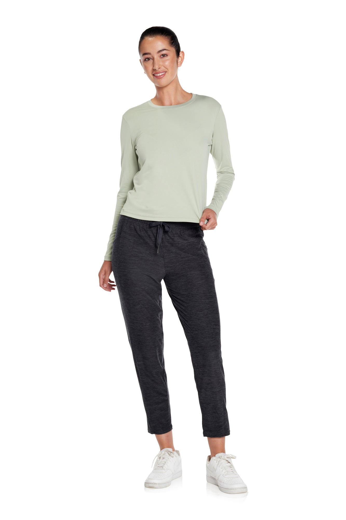 Willow Long-Sleeve Crewneck Top