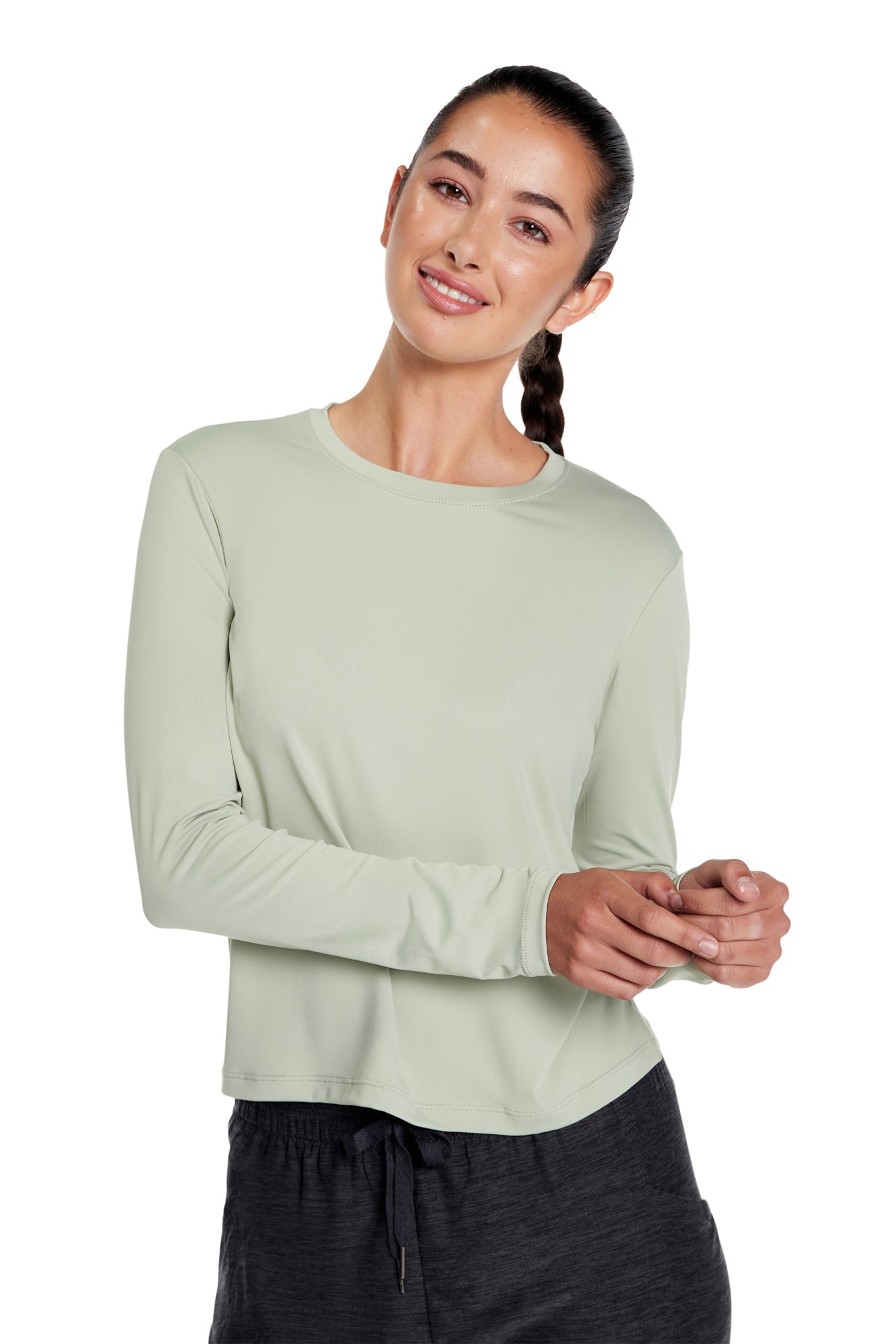 Willow Long-Sleeve Crewneck Top