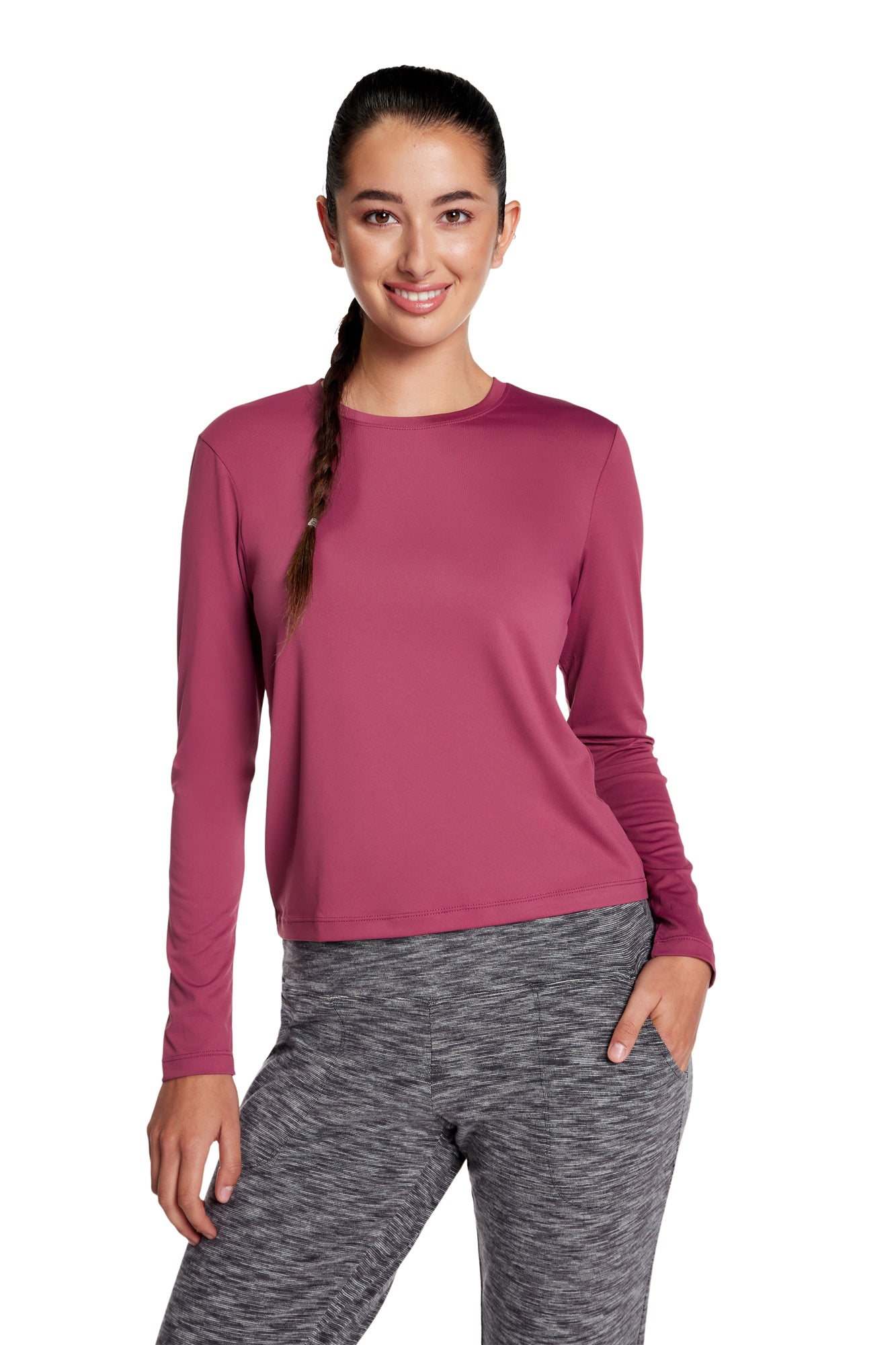 Willow Long-Sleeve Crewneck Top