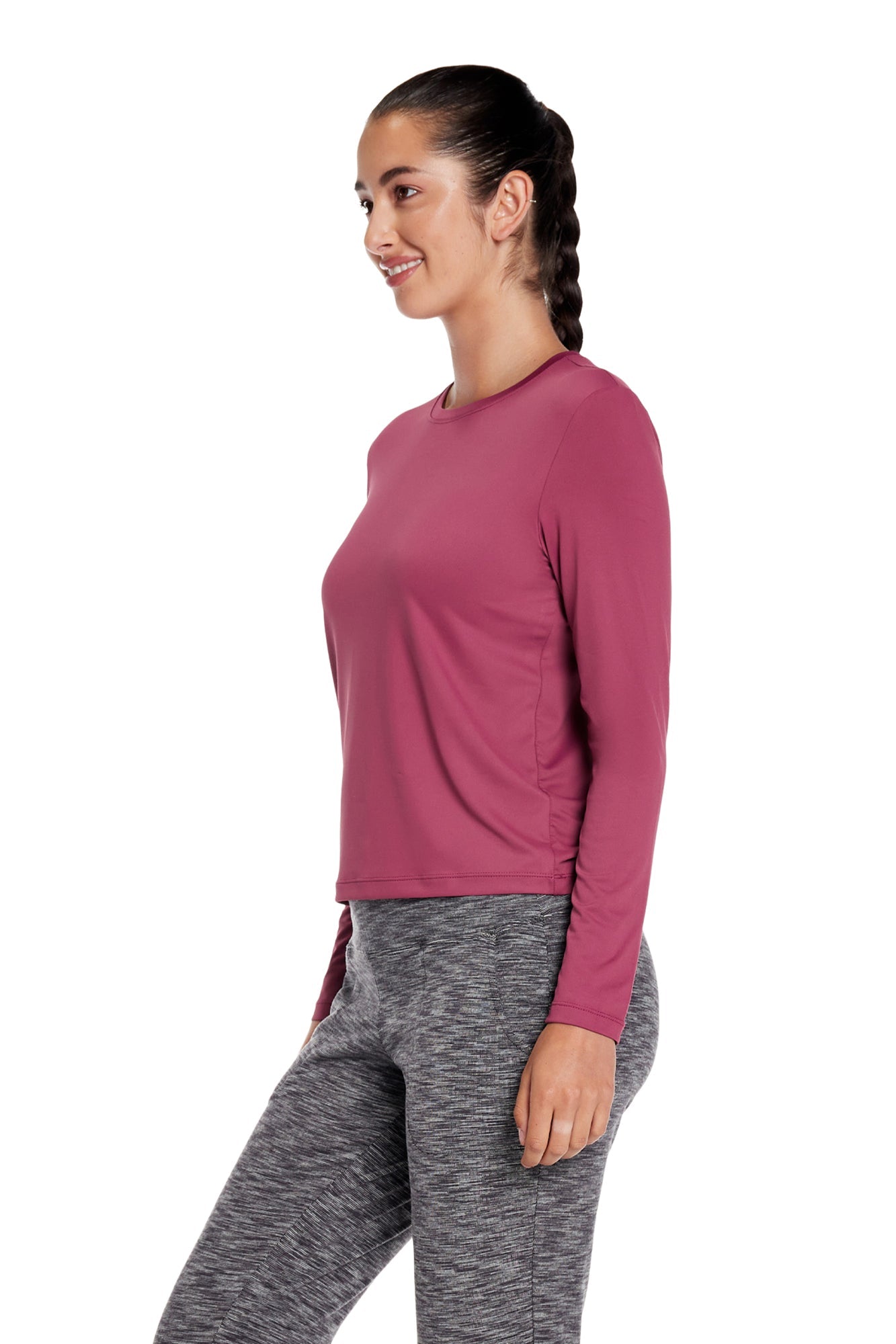 Willow Long-Sleeve Crewneck Top