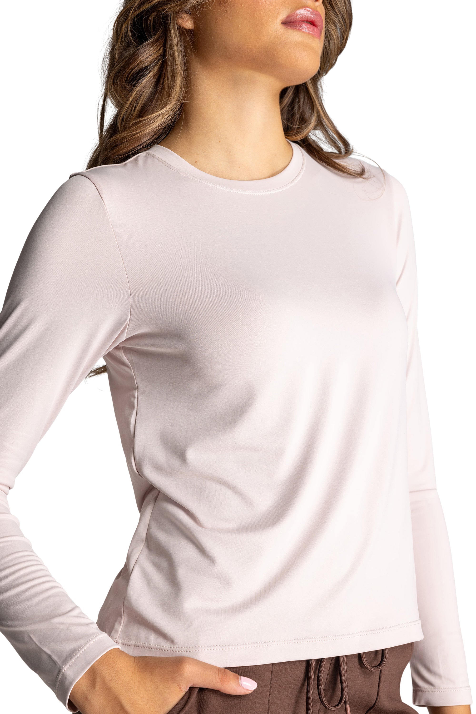 Willow Long-Sleeve Crewneck Top