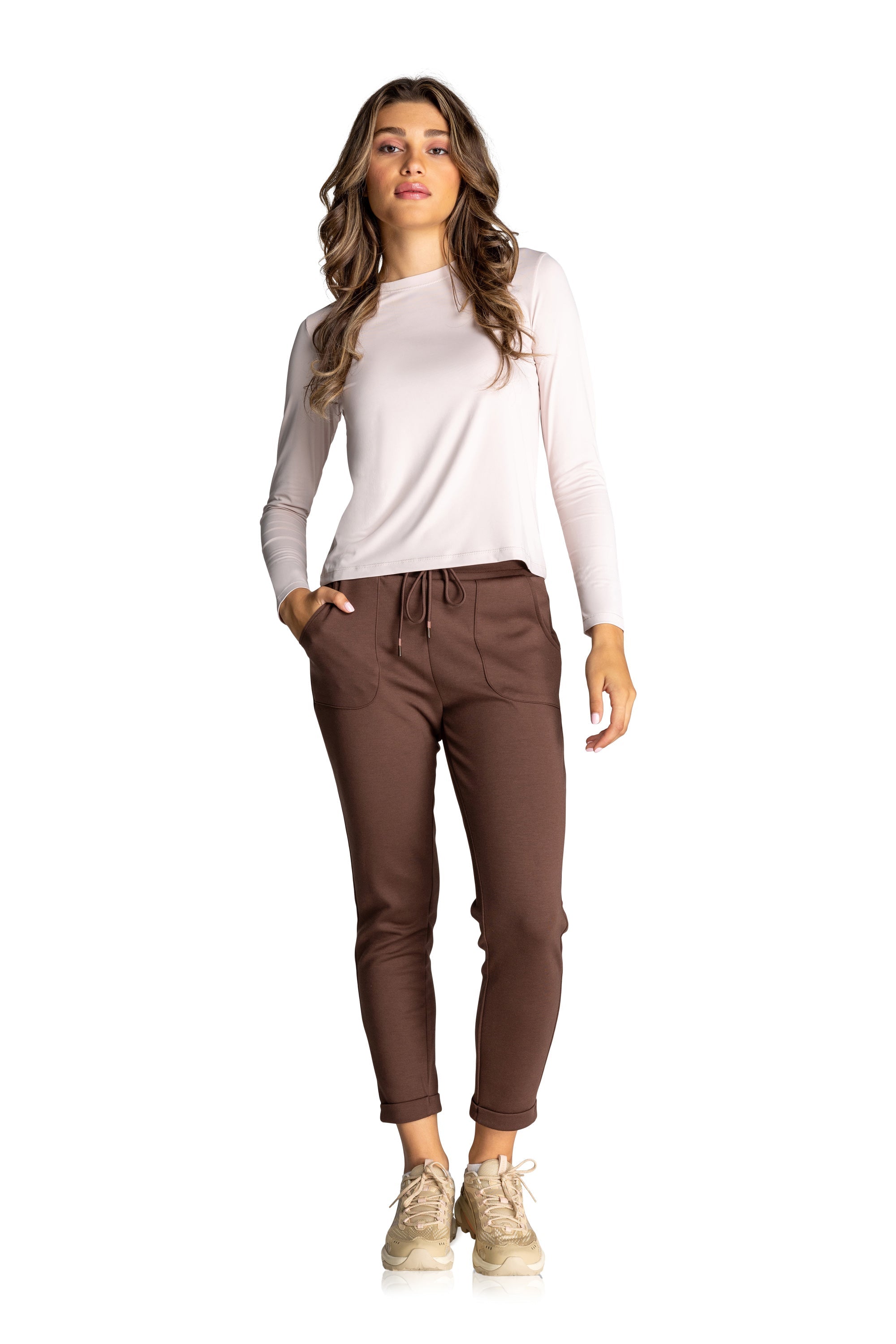 Willow Long-Sleeve Crewneck Top