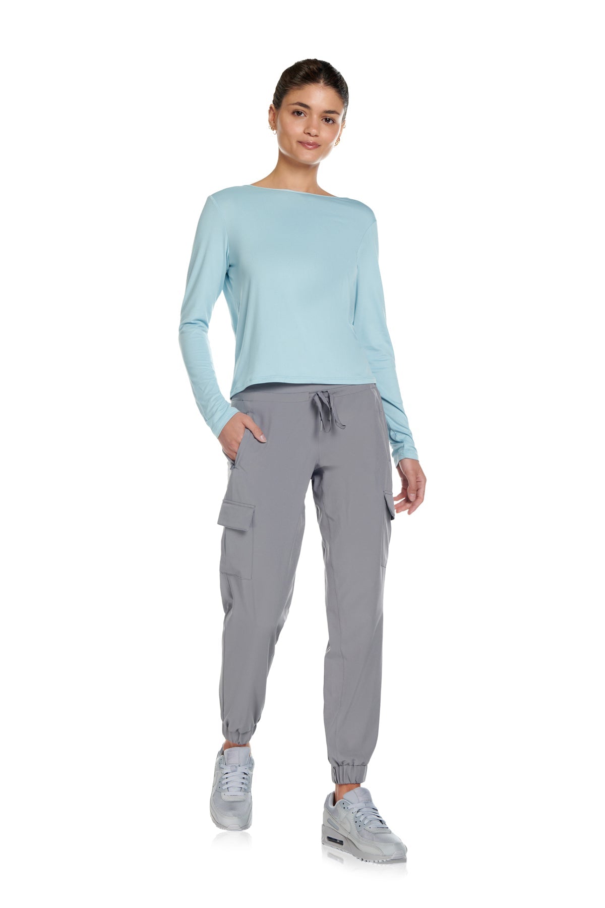 Pantalon cargo tissé