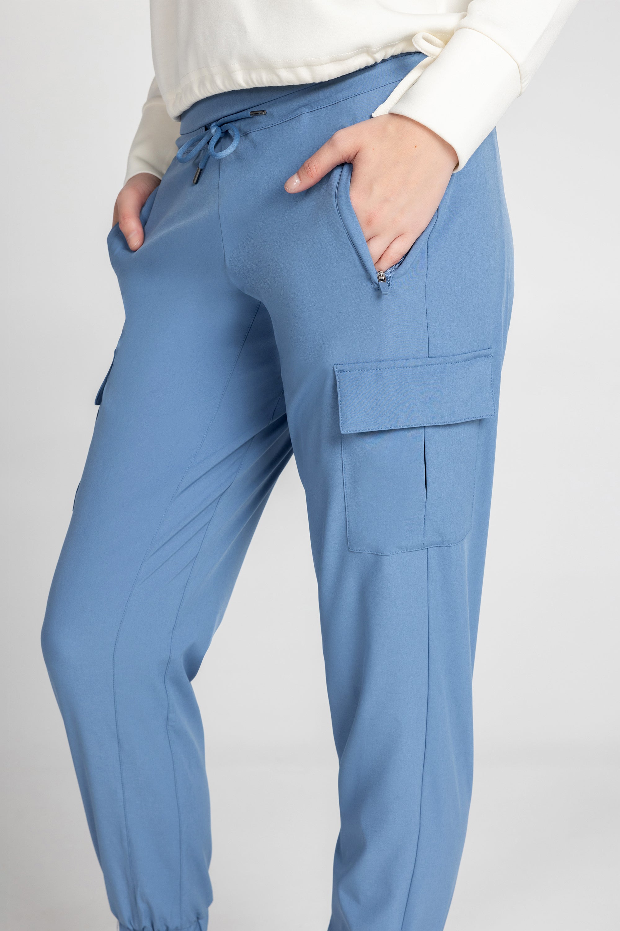Pantalon cargo tissé
