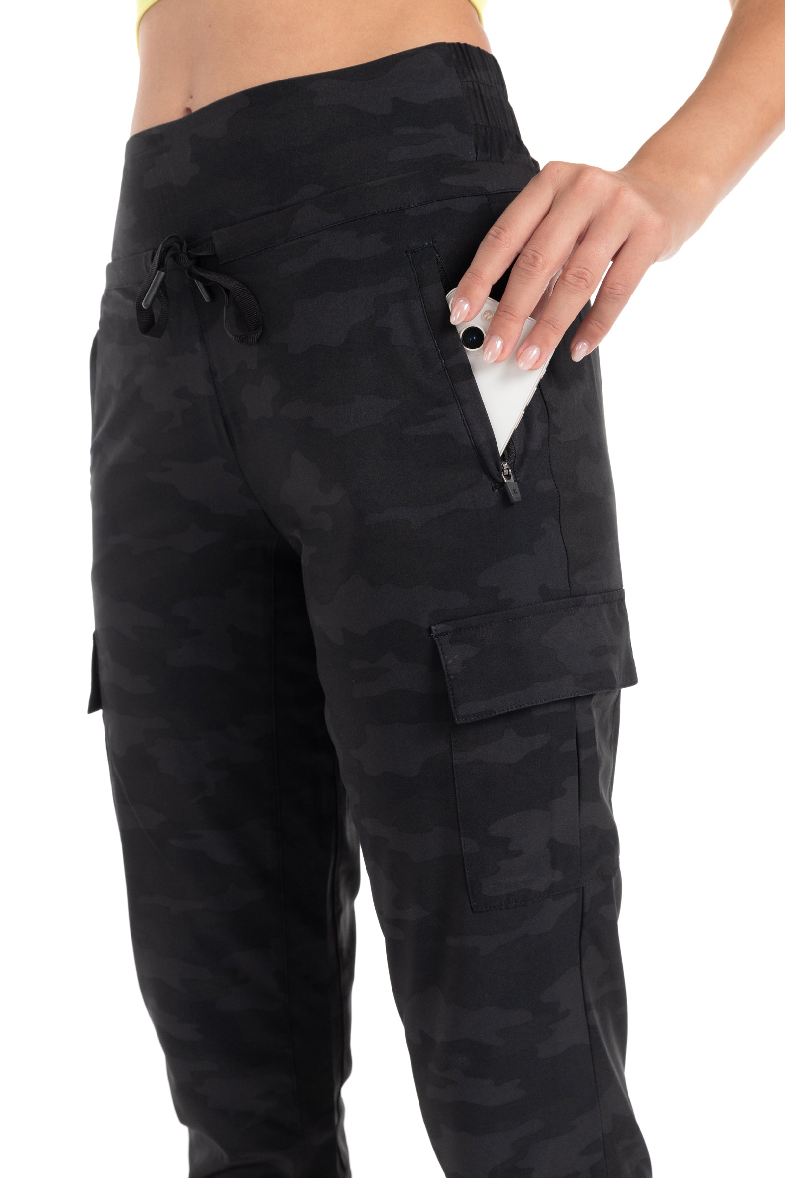 Pantalon cargo tissé