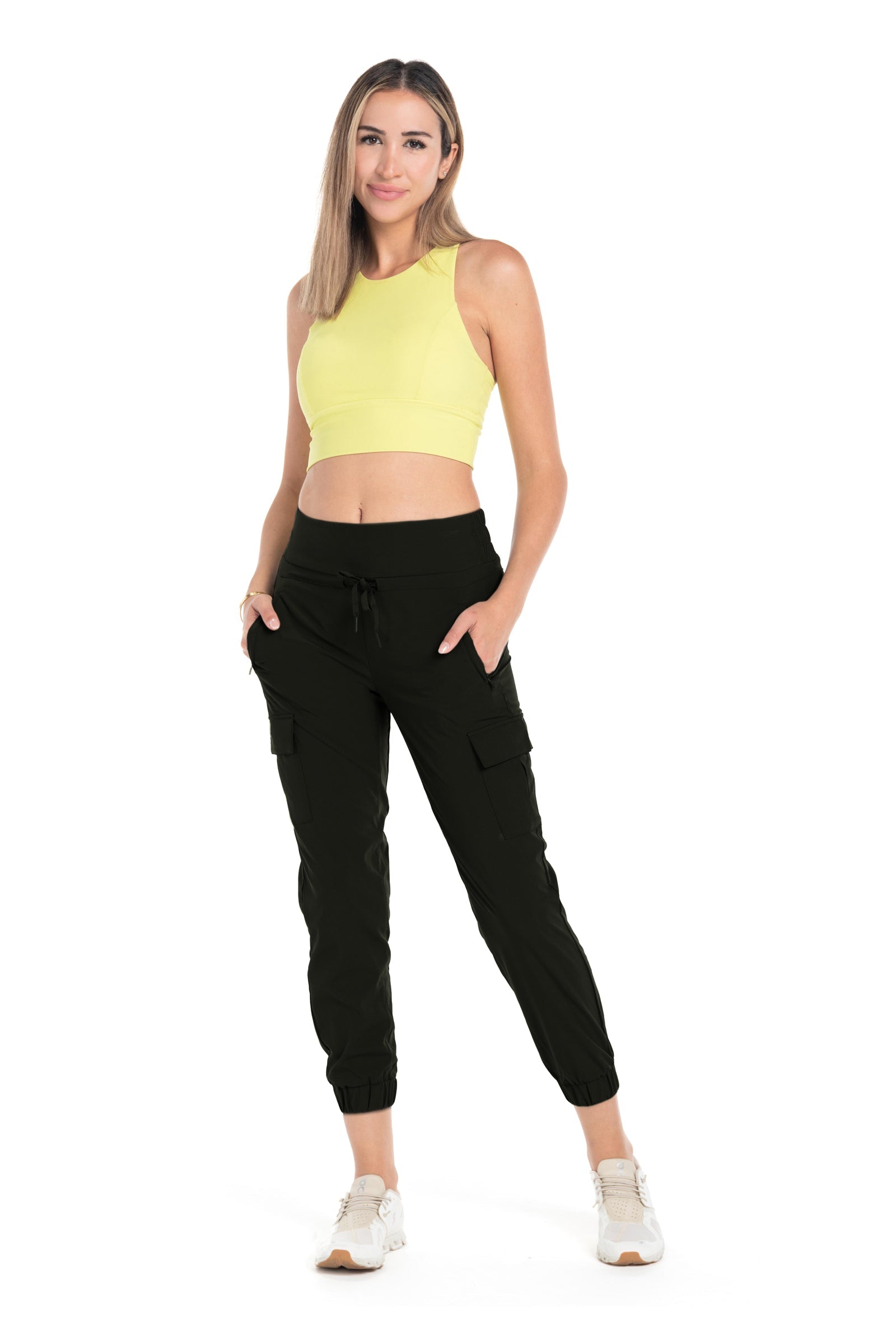 Pantalon cargo tissé