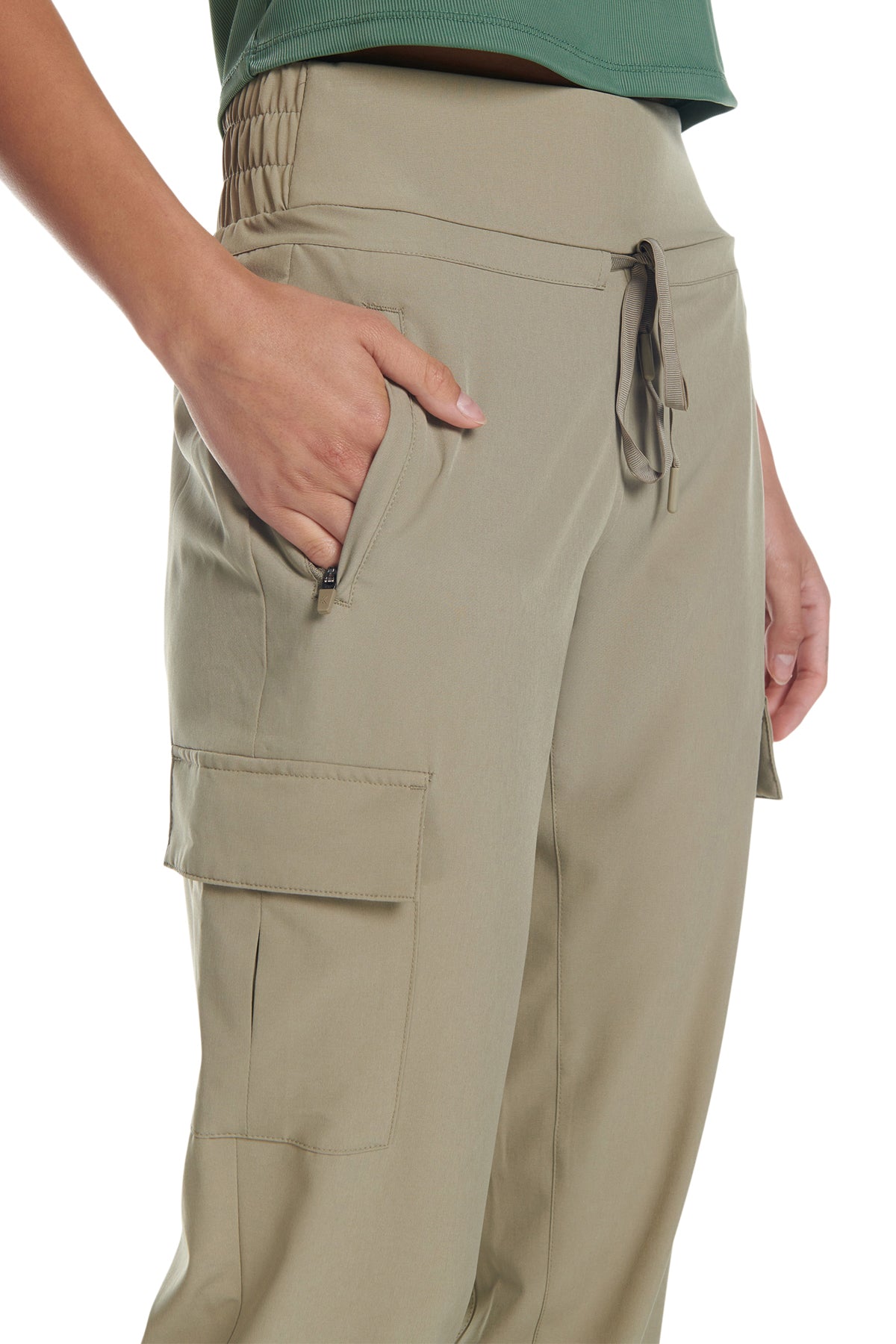 Pantalon cargo tissé