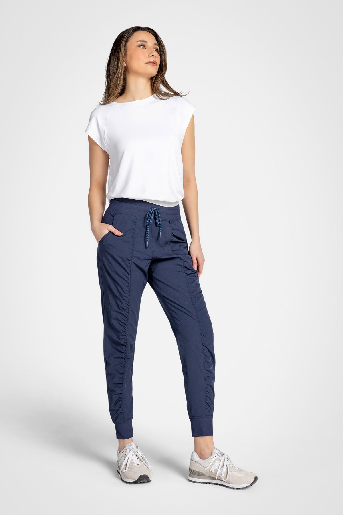 Pantalon à ourlet côtelé ComfortFlex