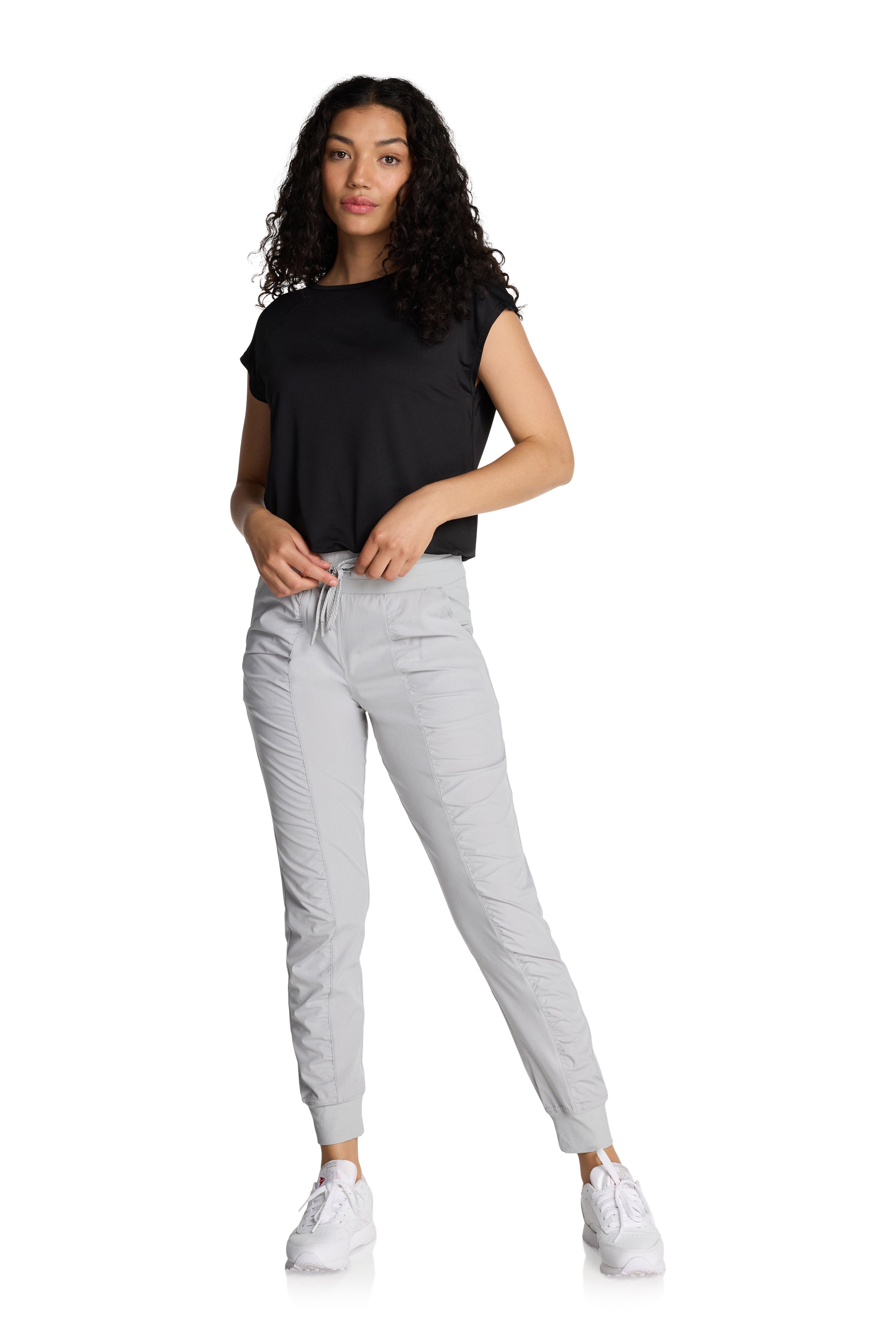 Pantalon à ourlet côtelé ComfortFlex