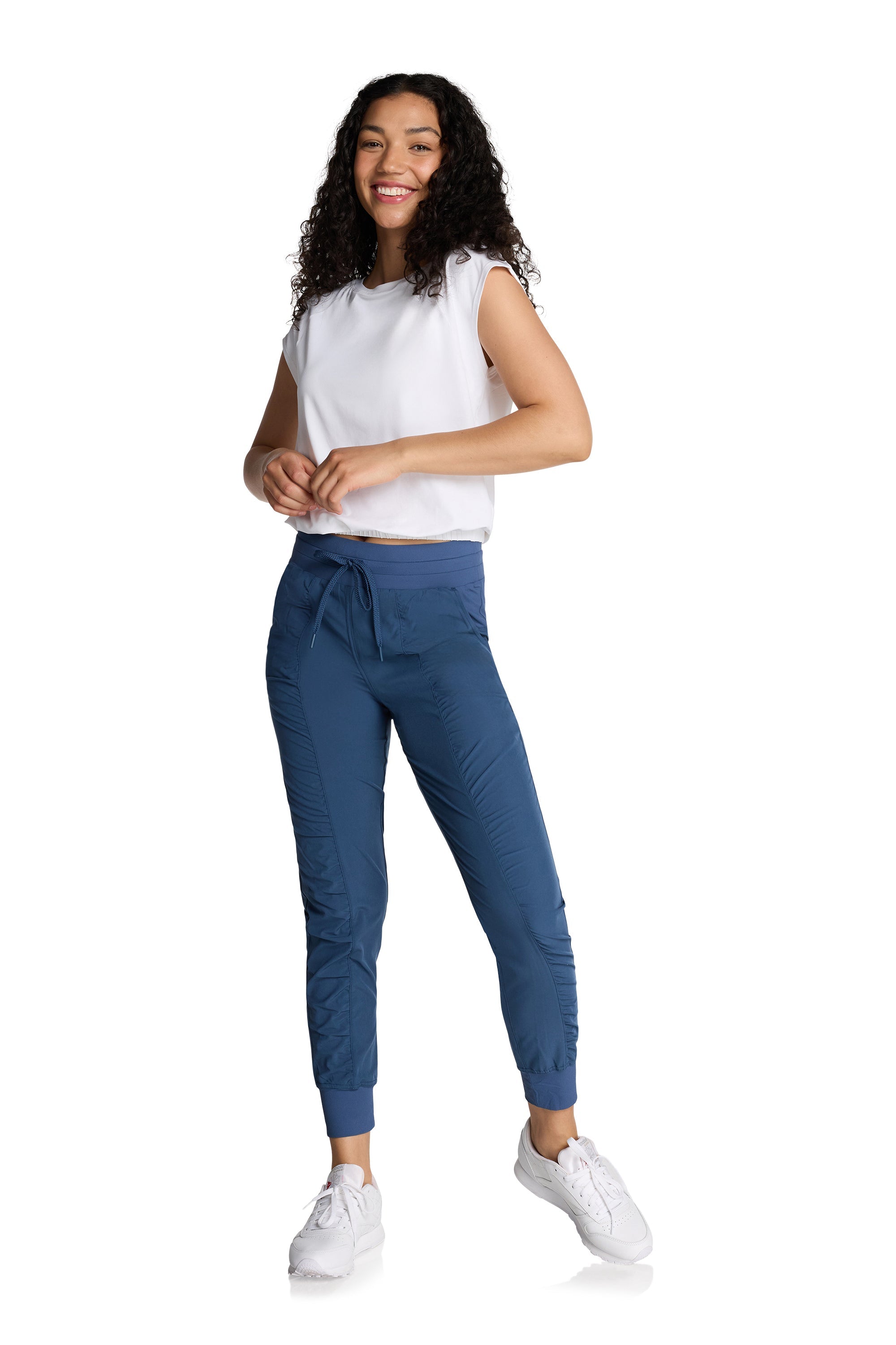 Pantalon à ourlet côtelé ComfortFlex
