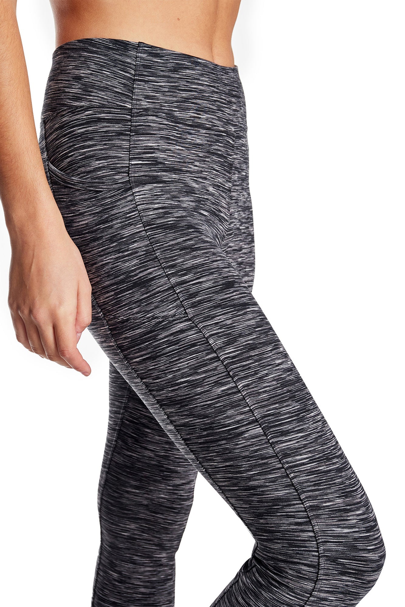 Legging taille haute  Space Dye double brossé