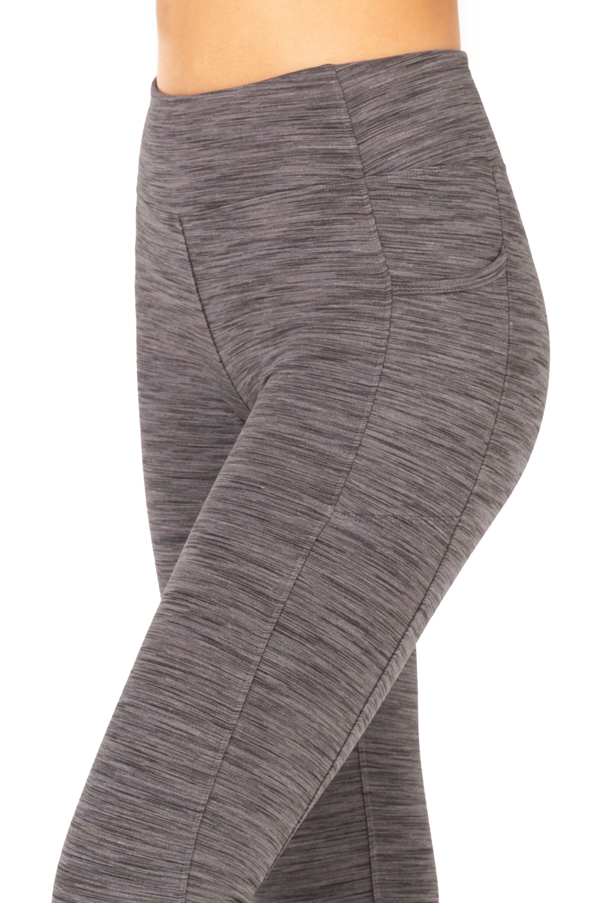 Legging taille haute  Space Dye double brossé