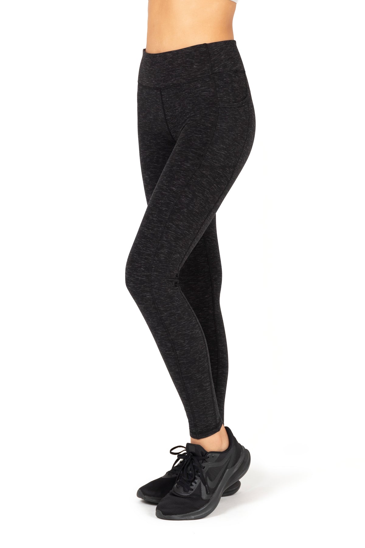 Legging taille haute  Space Dye double brossé