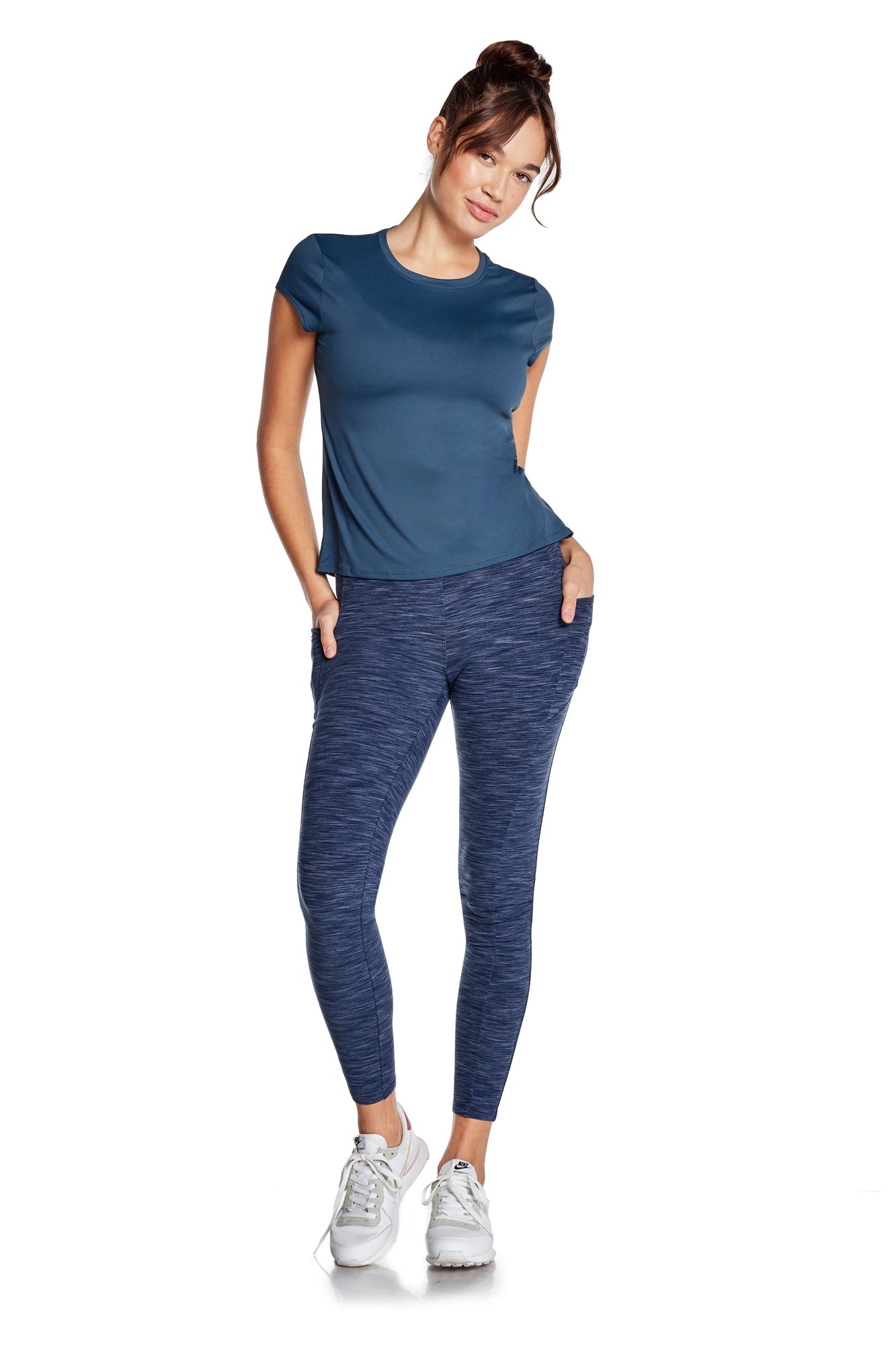 Legging taille haute  Space Dye double brossé