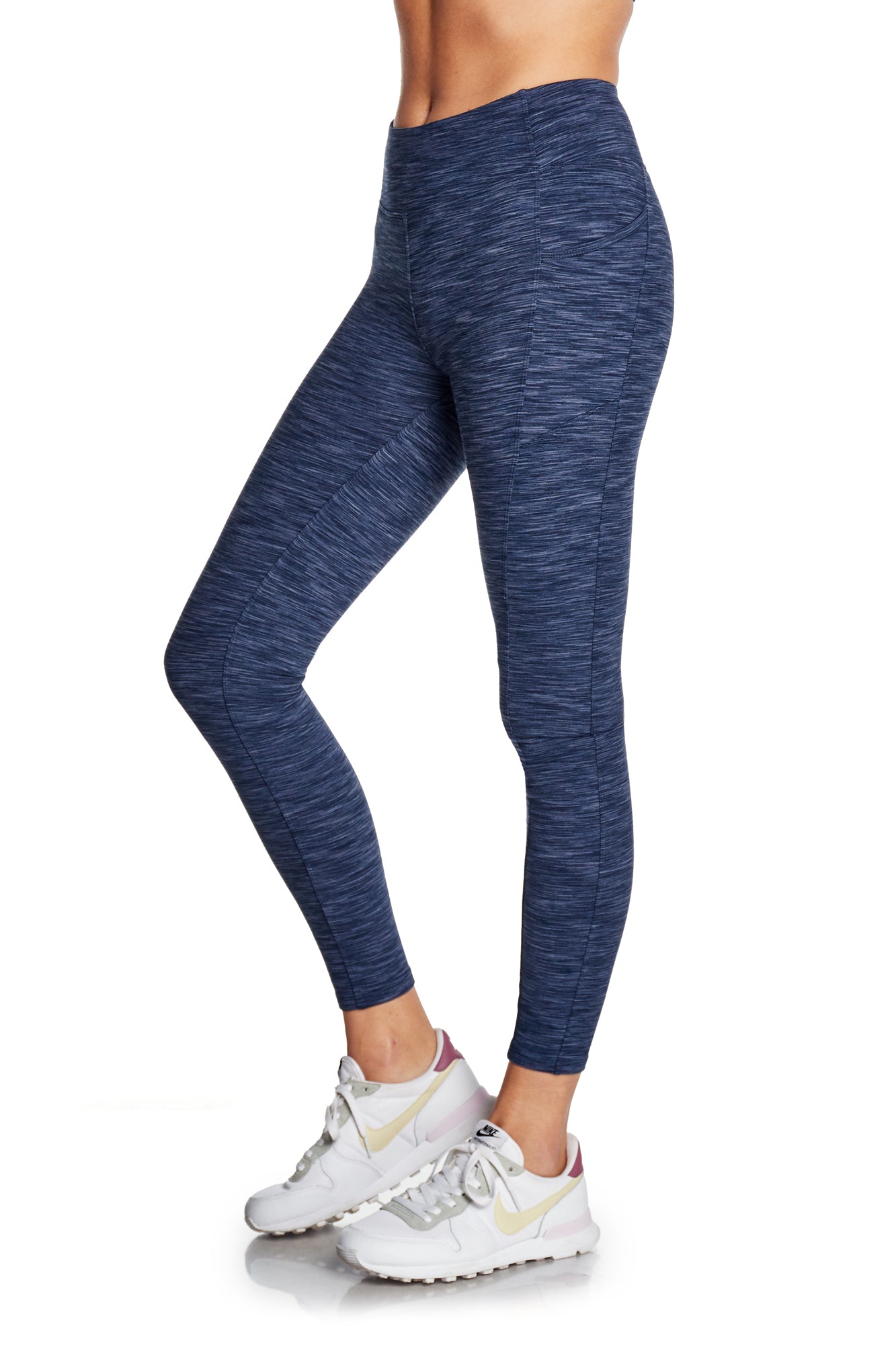 Legging taille haute Space Dye double brossé