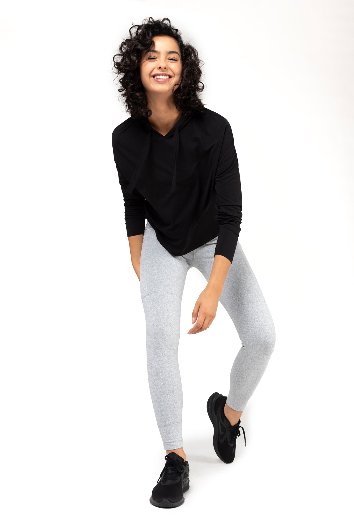 Sleet Double Brushed High-Waist Jacquard Leggings