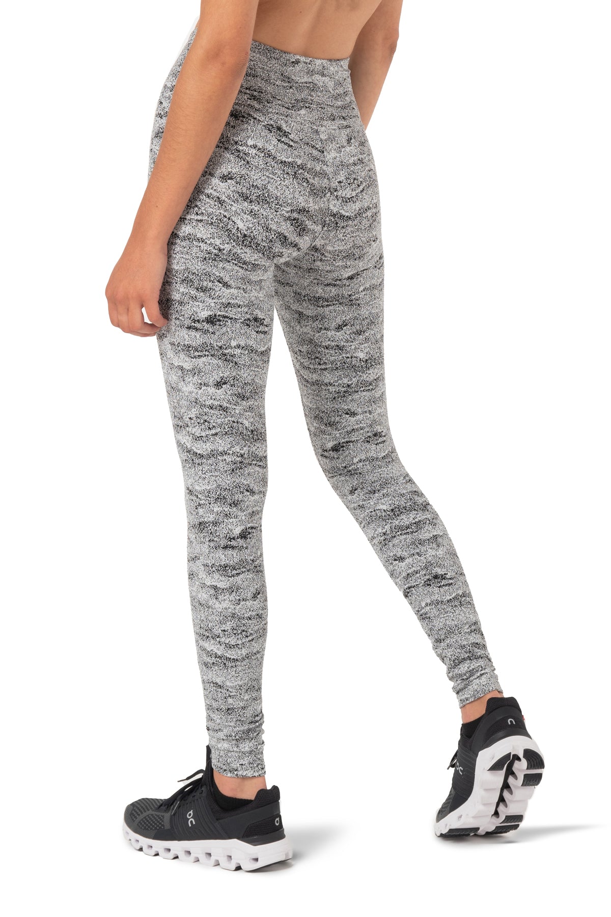 Legging taille haute Jacquard Marble