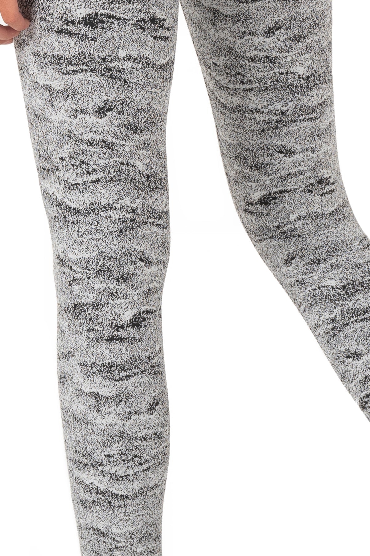 Legging taille haute Jacquard Marble