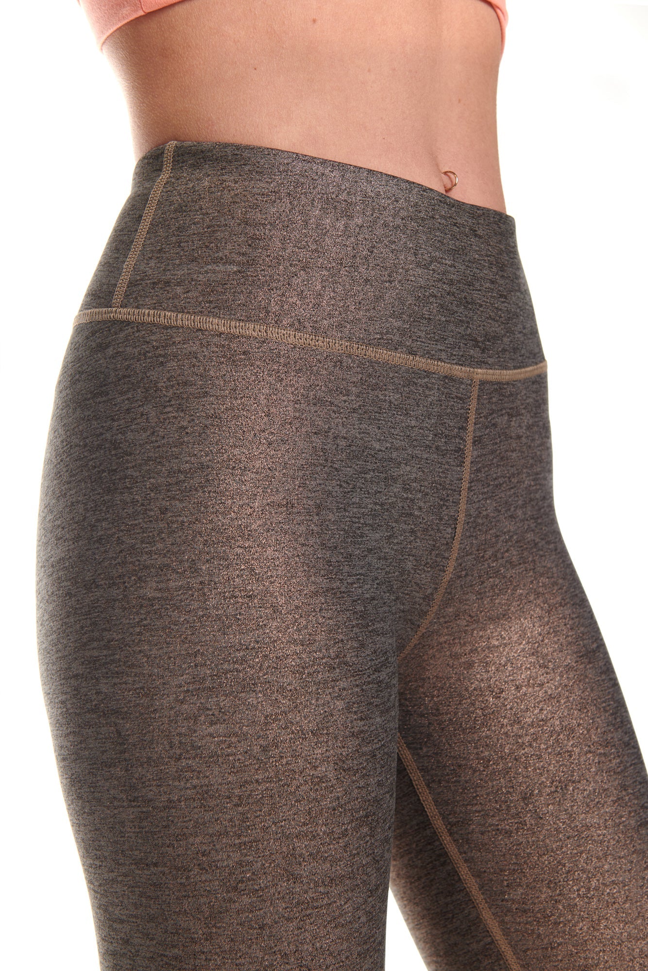 Allover Print Melange Moss Jersey Legging