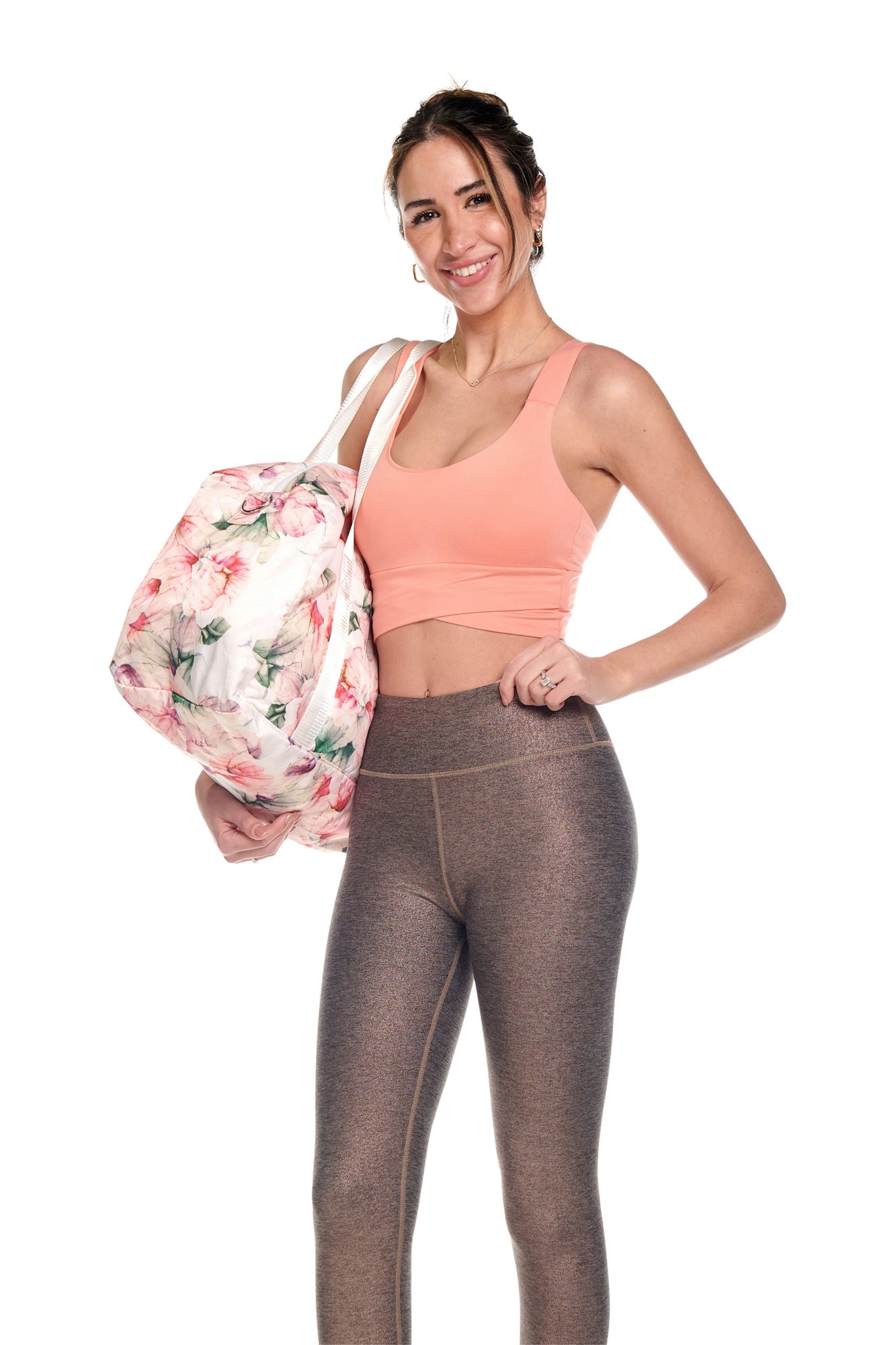 Allover Print Melange Moss Jersey Legging