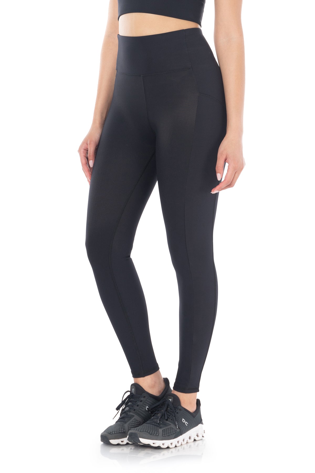 Solstice Race Ribbed High-Waist Legging 25" Inseam