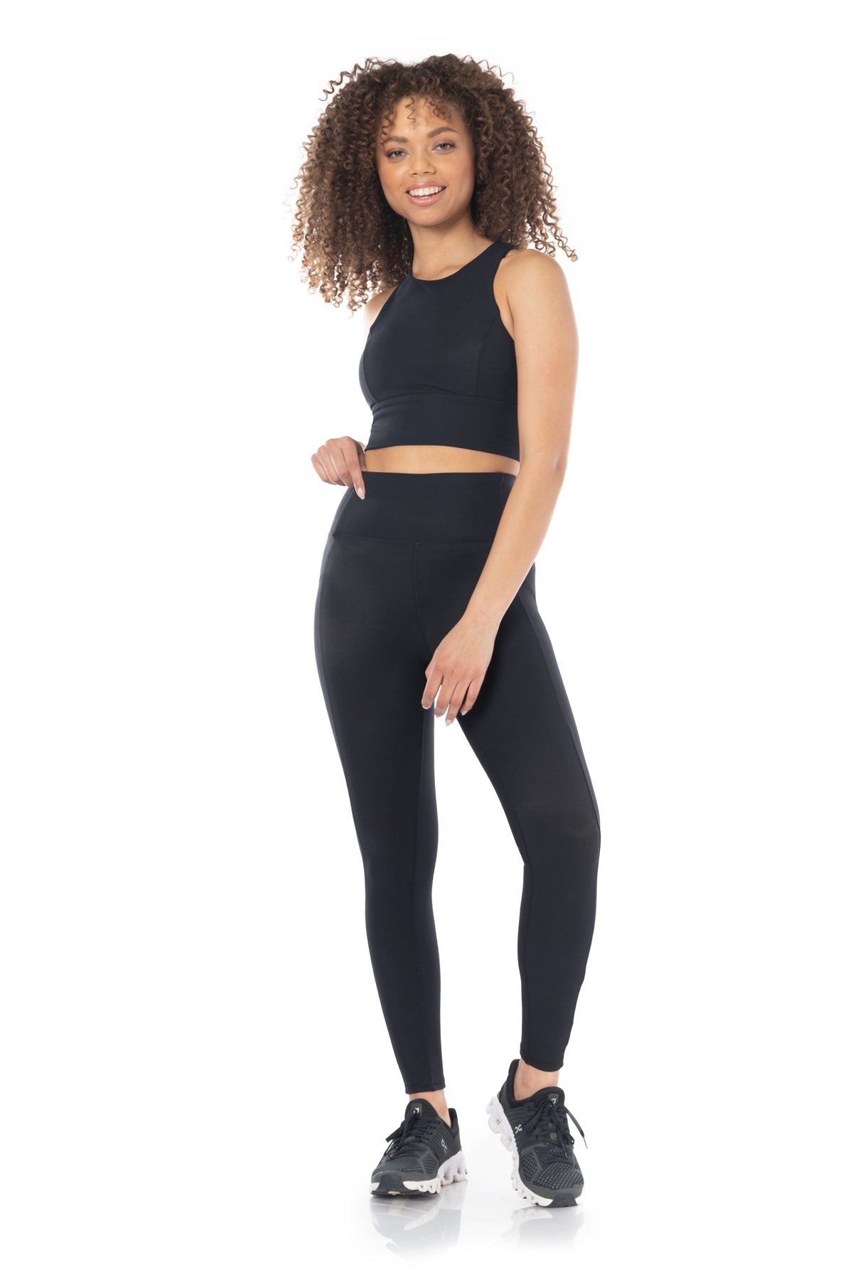 Solstice Race Ribbed High-Waist Legging 25" Inseam