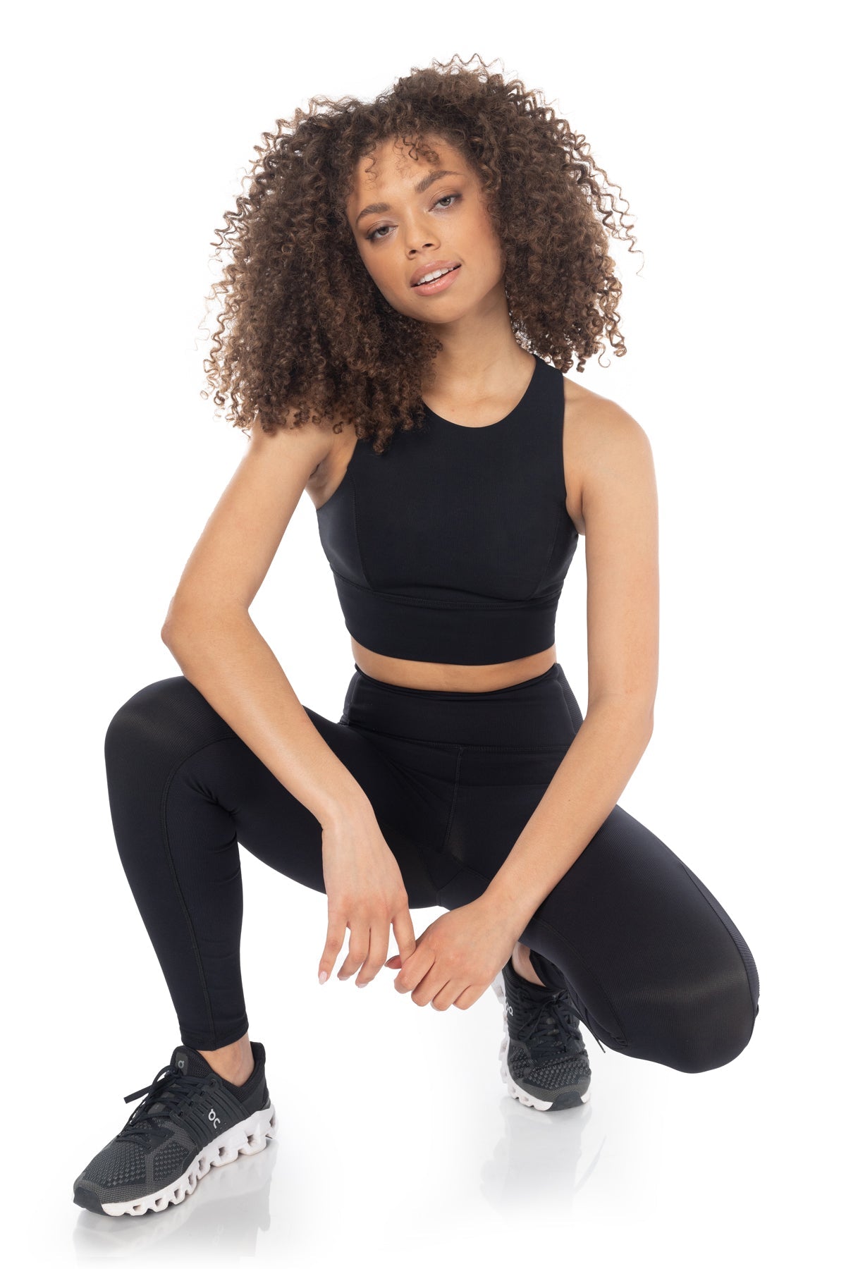 Solstice Race Ribbed High-Waist Legging 25" Inseam