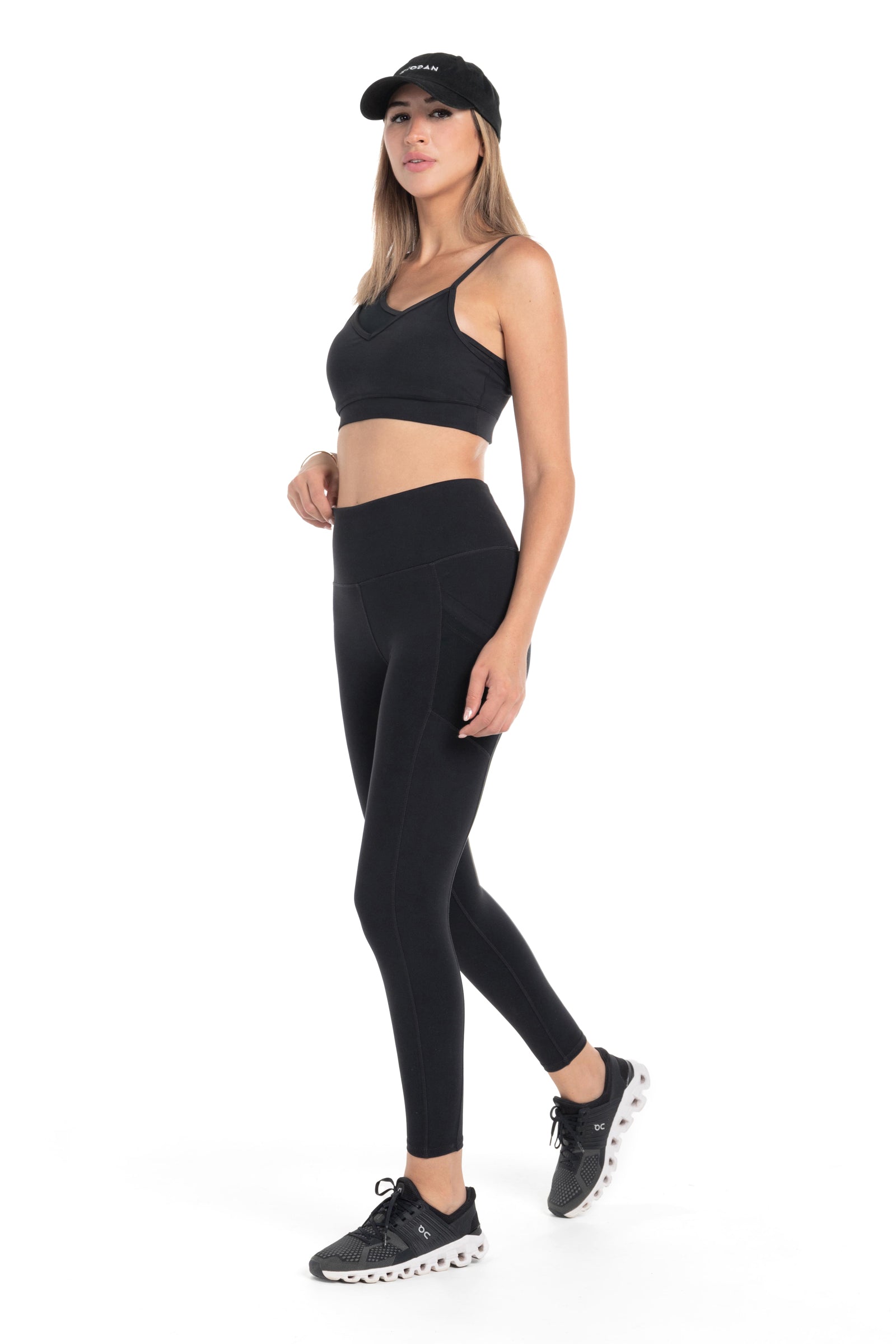 Brushed Mesh Run Legging 25” Inseam