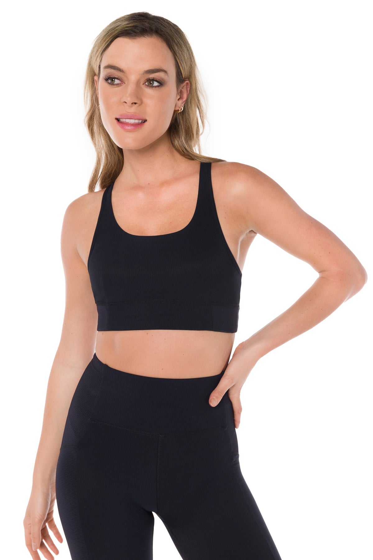 Solstice Escalate Ribbed Bra Top