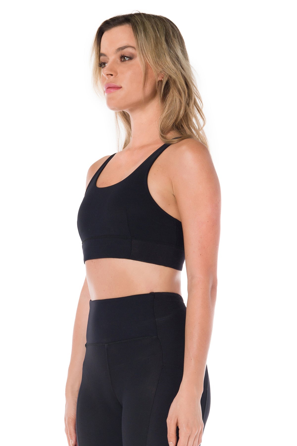 Solstice Escalate Ribbed Bra Top
