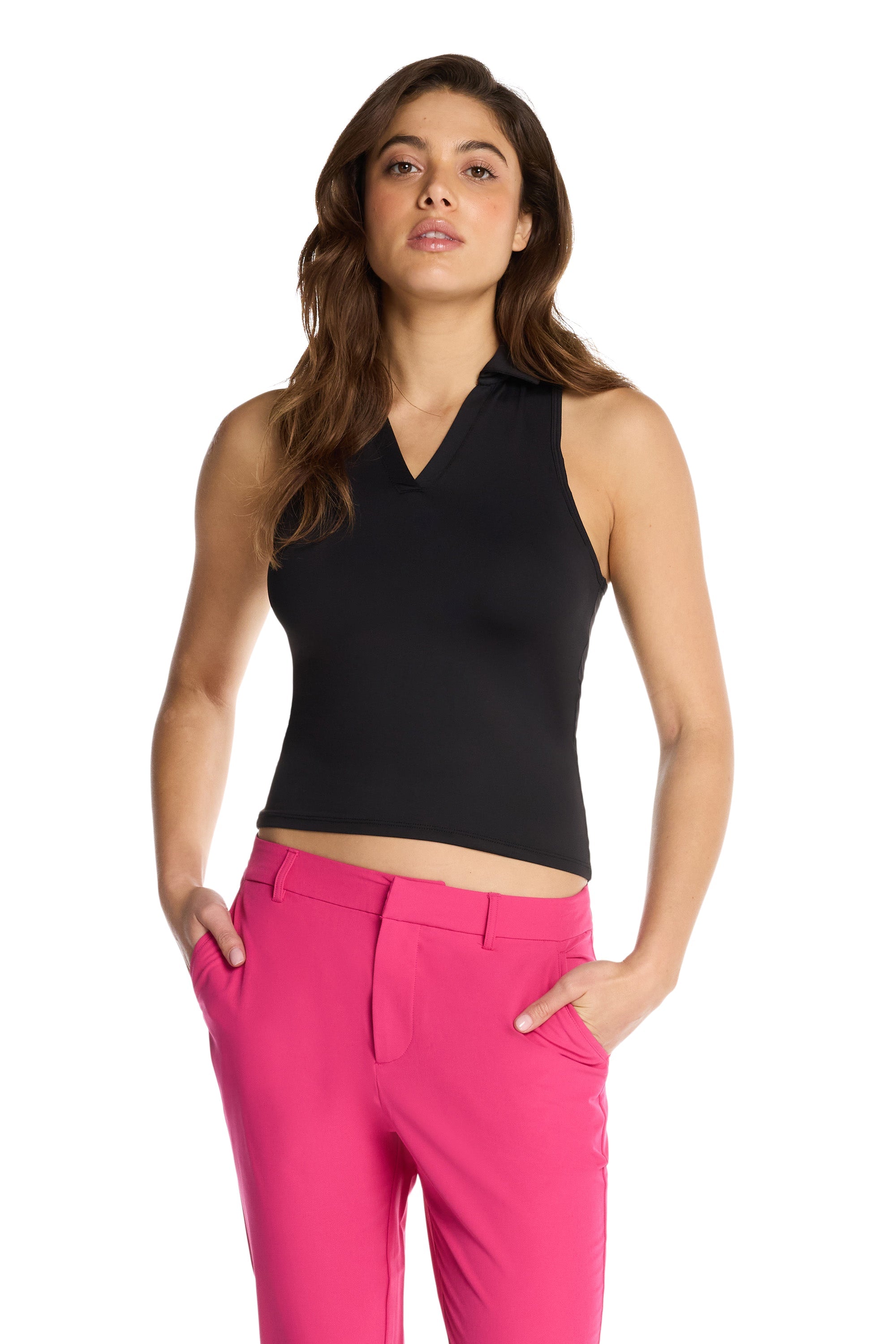 Lila Golf Top