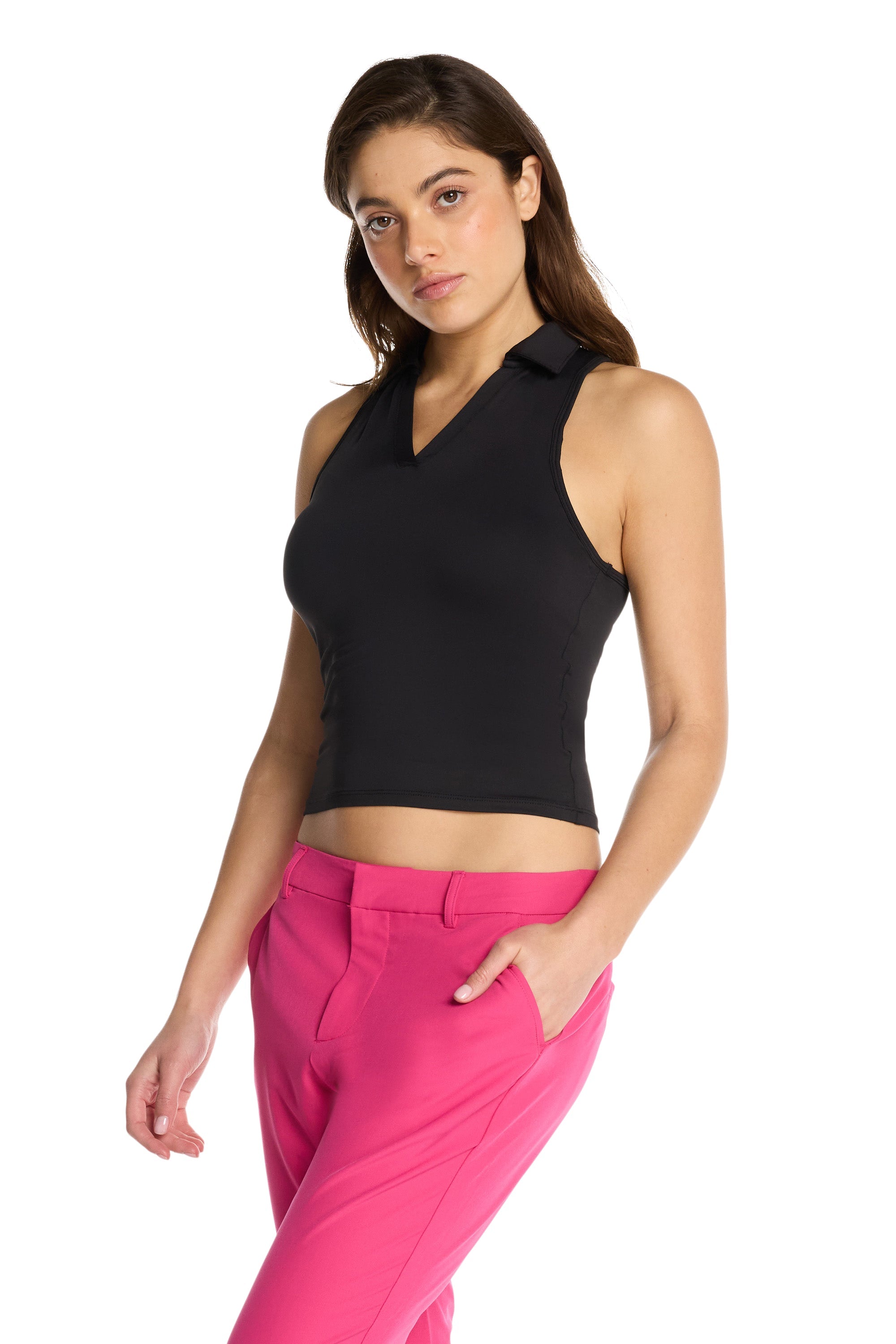 Lila Golf Top