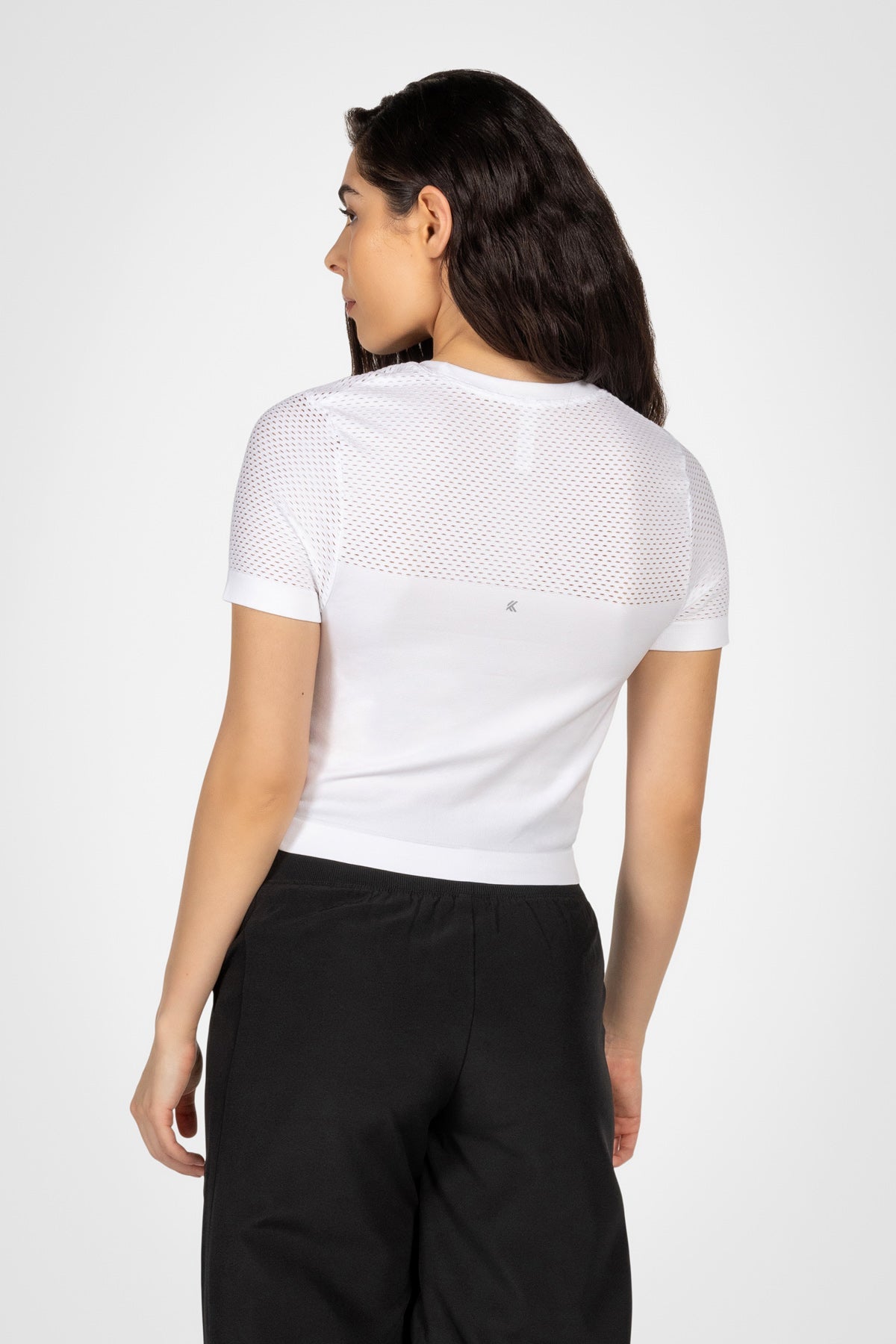 Haut sans coutures en maille pour femme