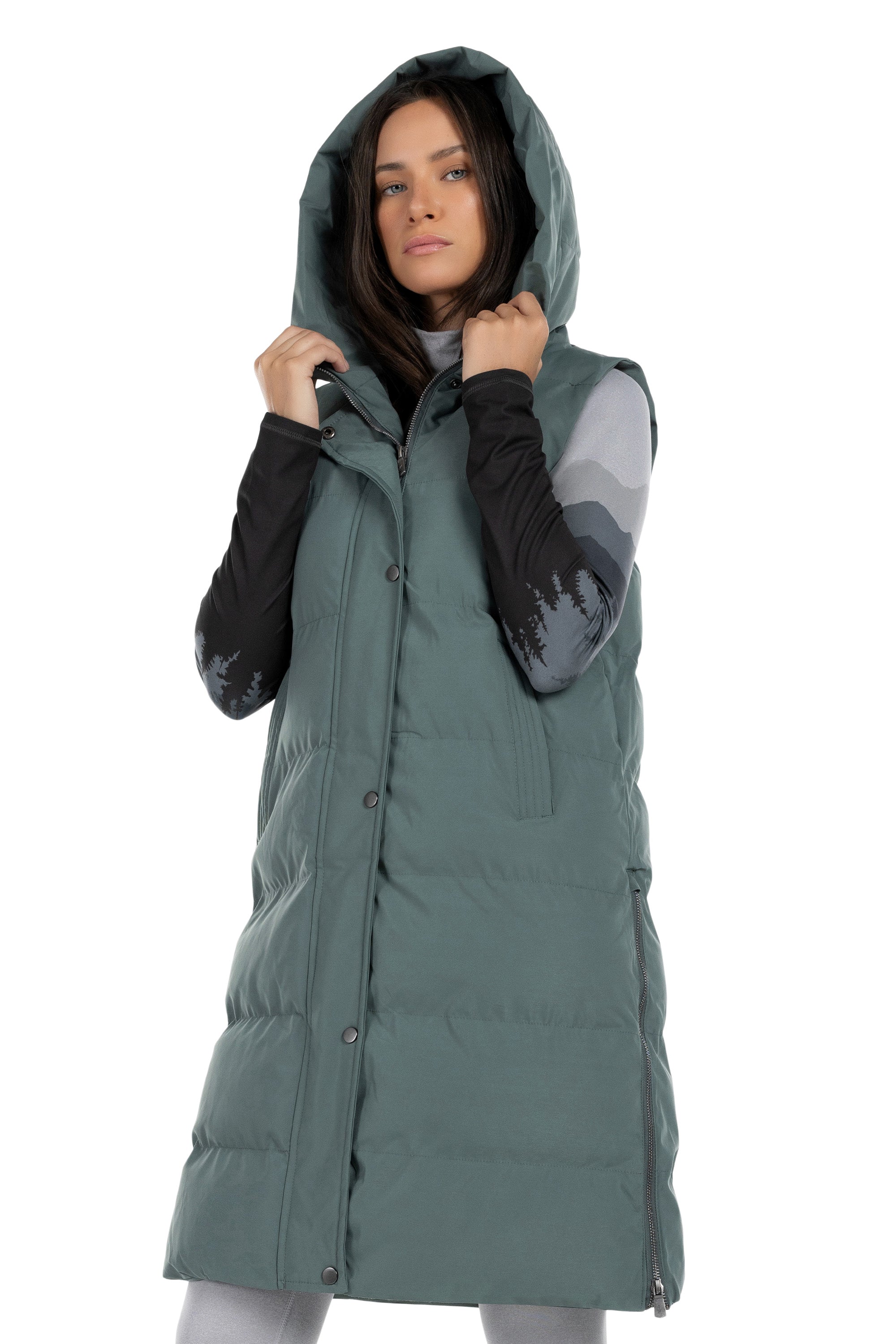 Explorer Long Puffer Vest