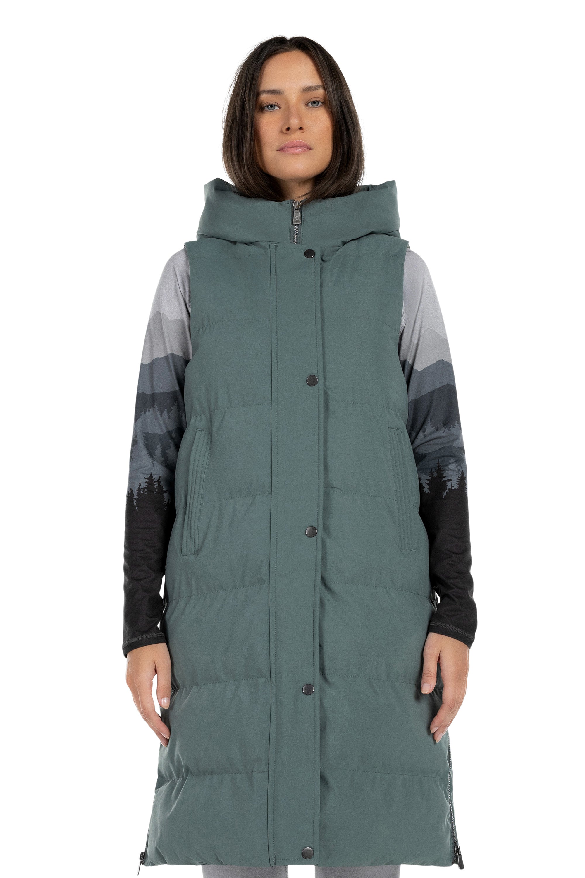 Explorer Long Puffer Vest