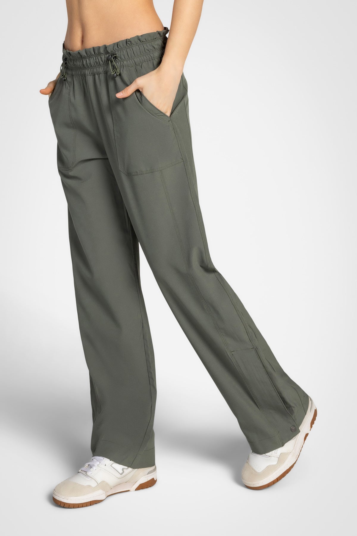 Pantalon droit essentiel en ripstop