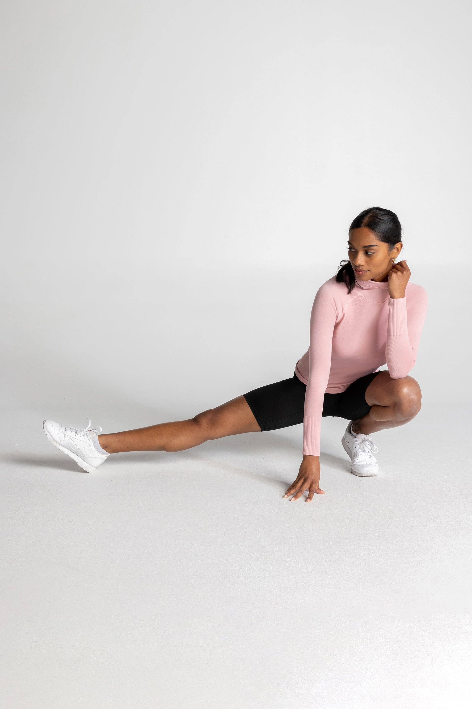 Haut de performance FlexBlend sans couture à capuche