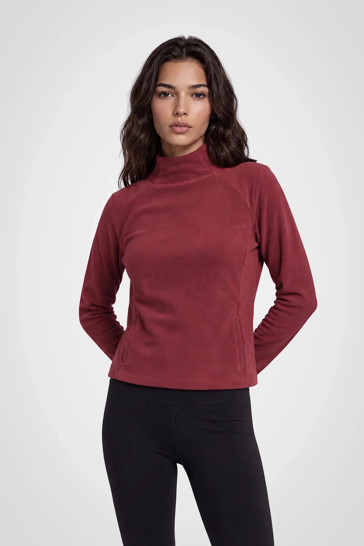 Pull polaire azur