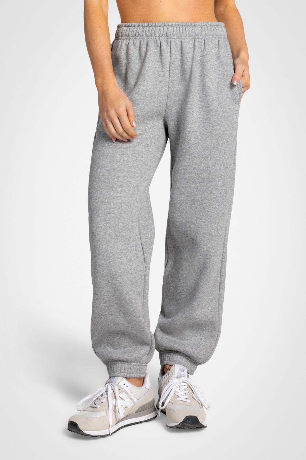 Pantalon de jogging en molleton avec cordon de serrage – 28”