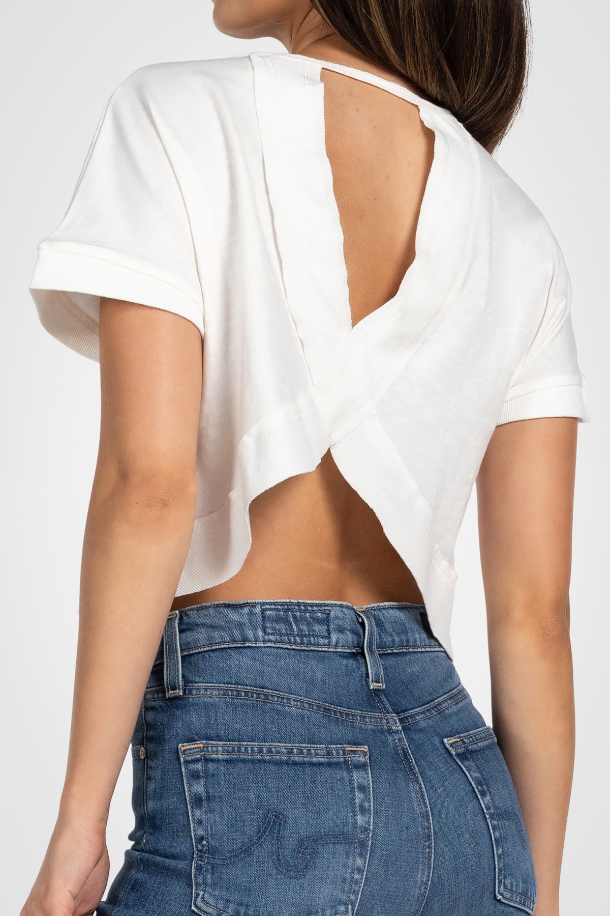 Keyhole Slub Jersey Tee